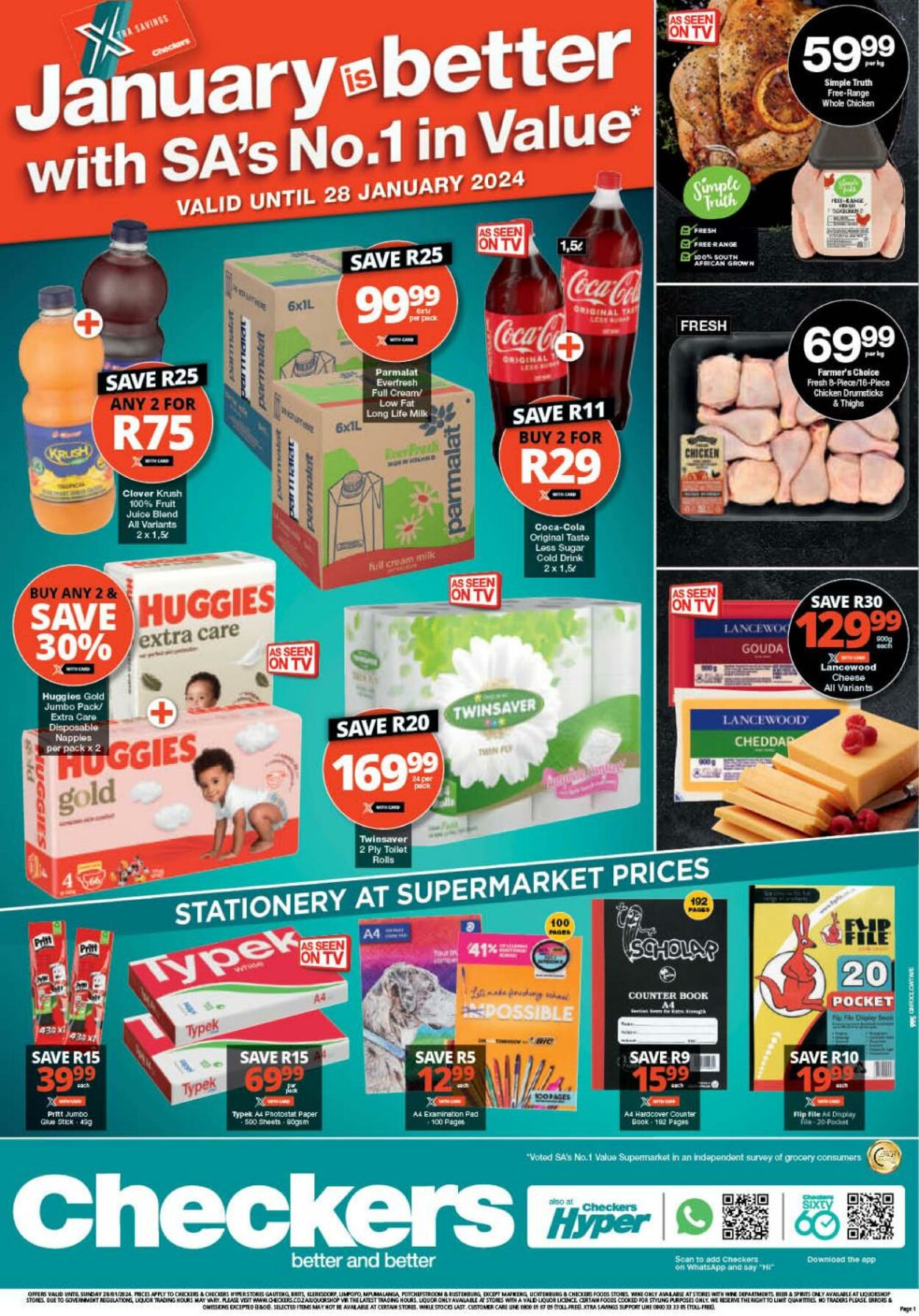 Checkers Promotional Leaflet Valid From 28 01 To 28 01 Page Nb 1