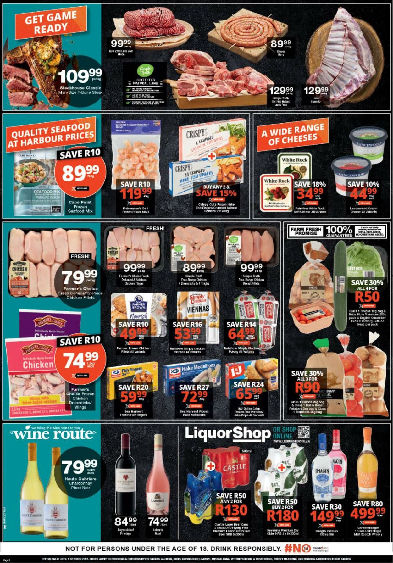 Checkers Promotional Leaflet Valid From To Page Nb