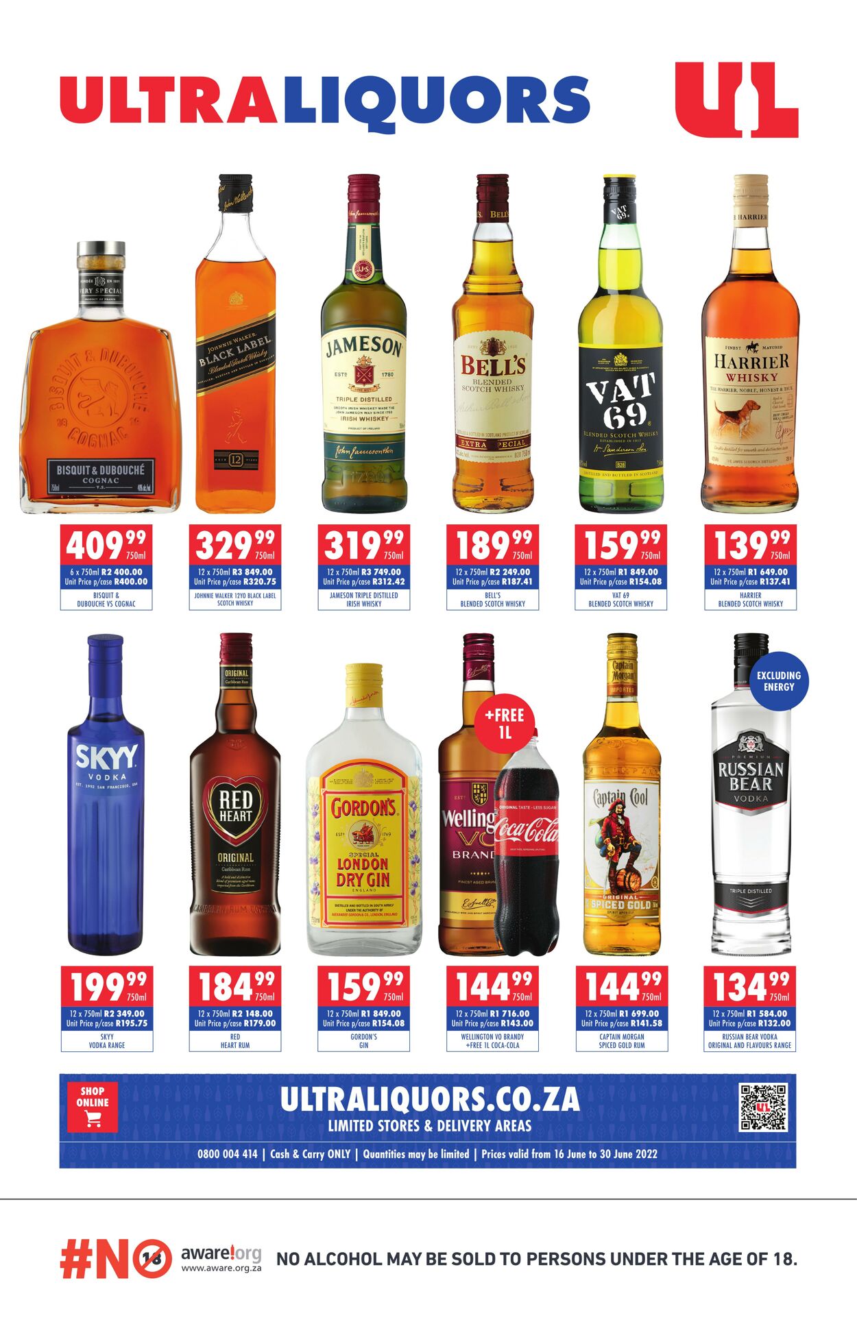 Ultra Liquors Promotional Leaflet Valid From 16 06 To 30 06 Page Nb