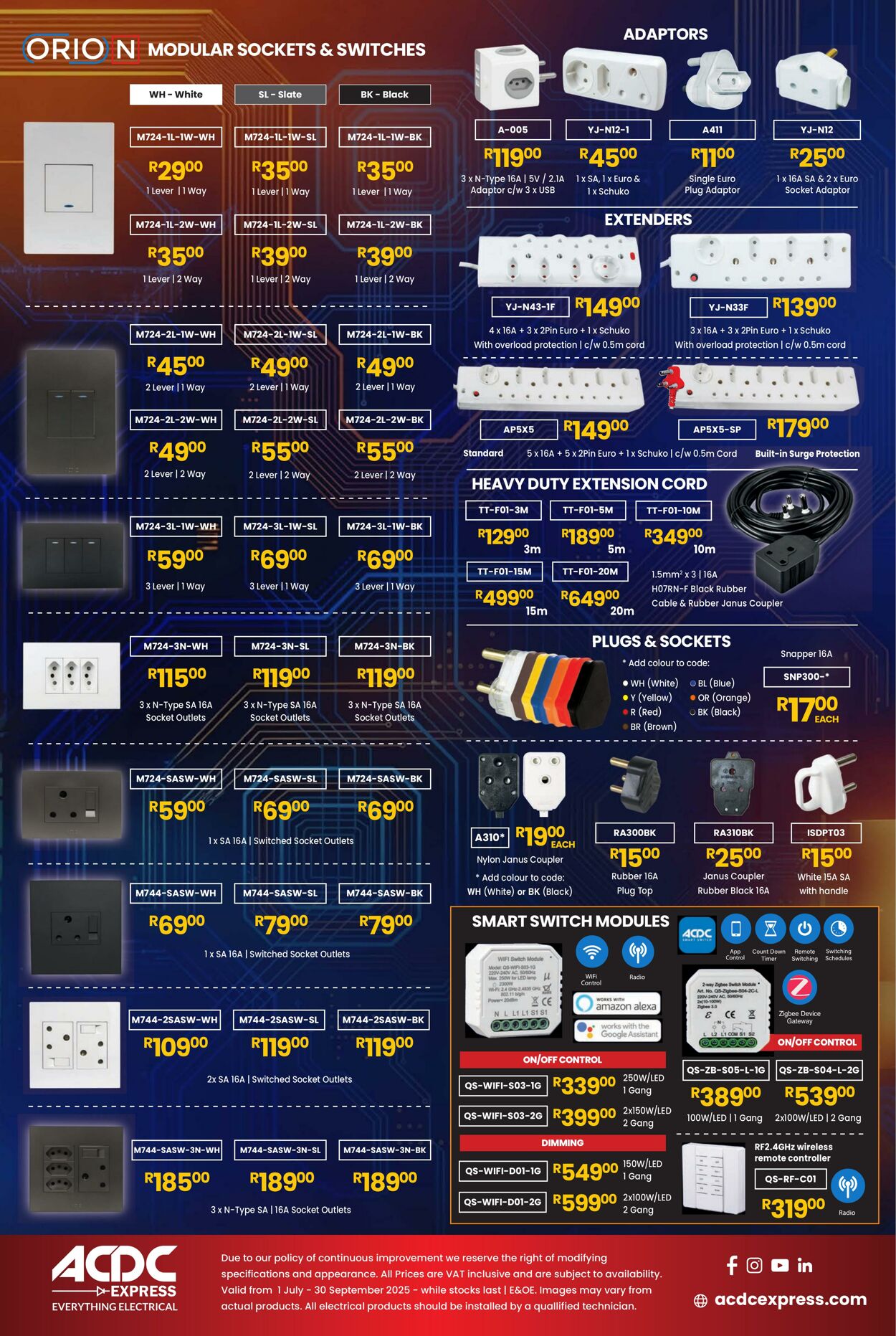 Special ACDC Express 01.07.2025 - 30.09.2025