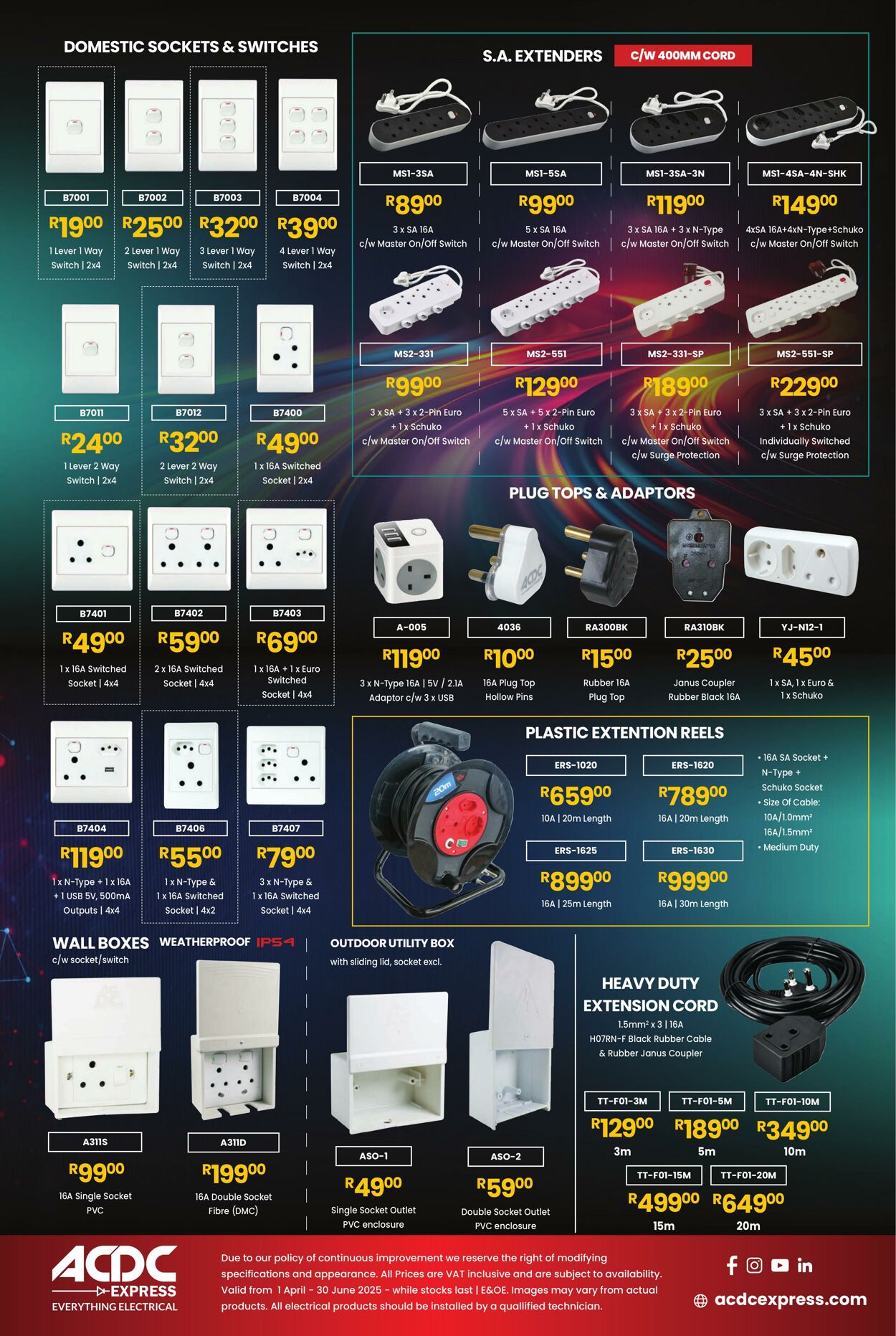 Special ACDC Express 01.04.2025 - 30.06.2025