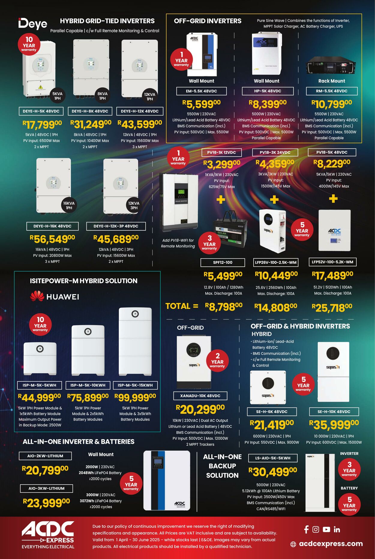 Special ACDC Express 01.04.2025 - 30.06.2025
