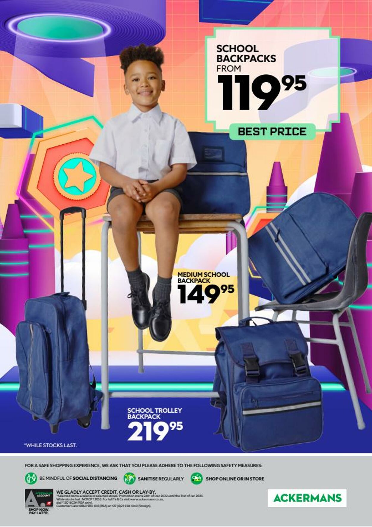 Ackermans Promotional Leaflet Back to School Valid from 26.12 to 31