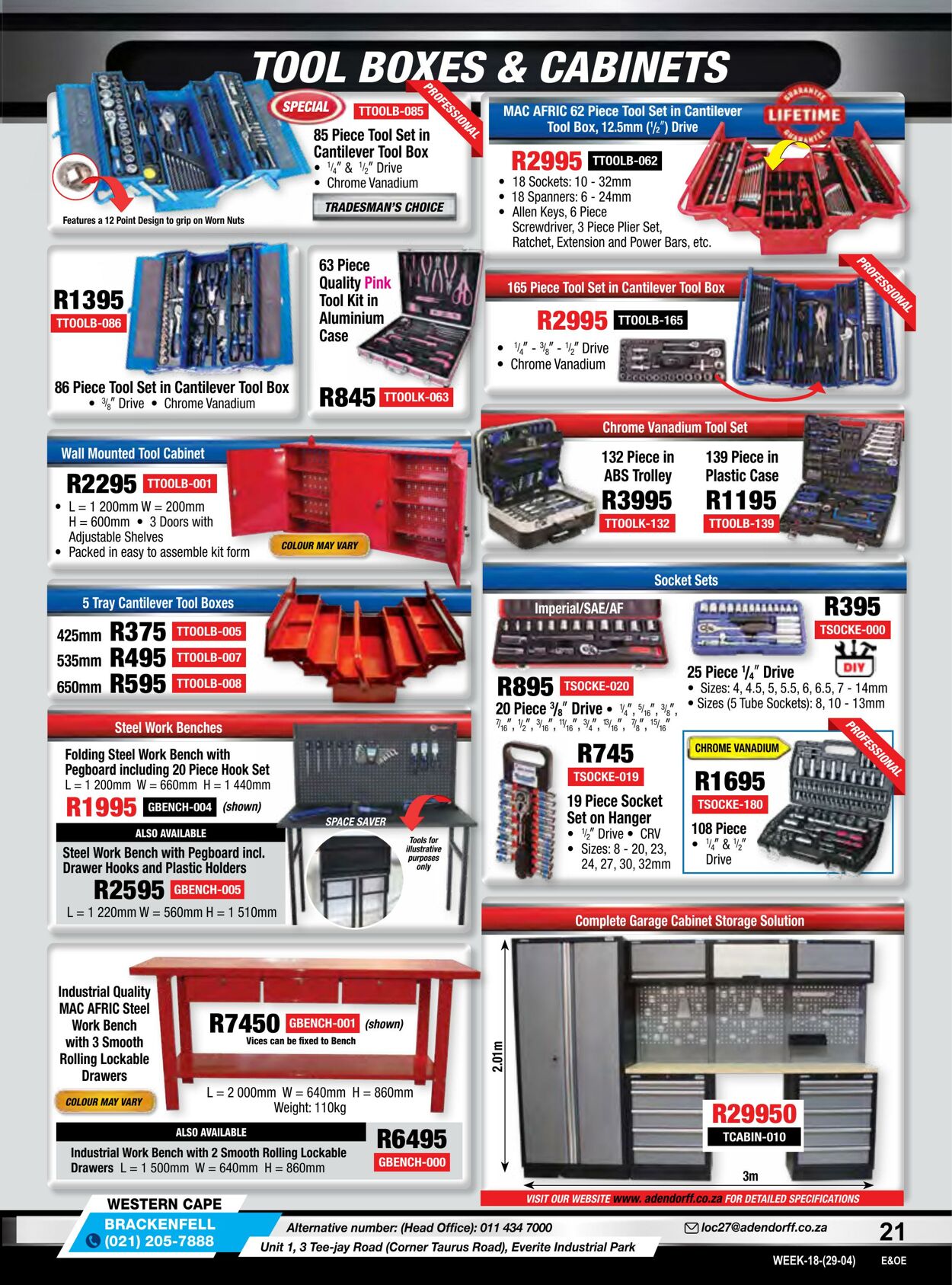 Special Adendorff Machinery Mart 29.04.2024 - 30.05.2024