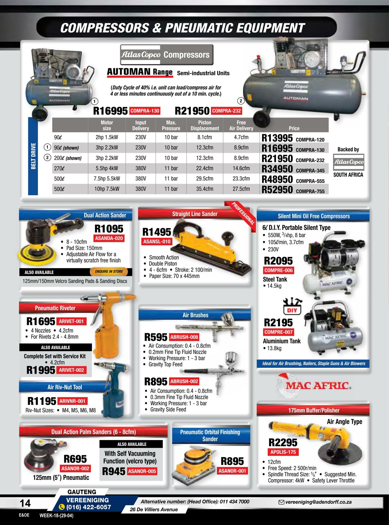 Special Adendorff Machinery Mart 29.04.2024 - 30.05.2024