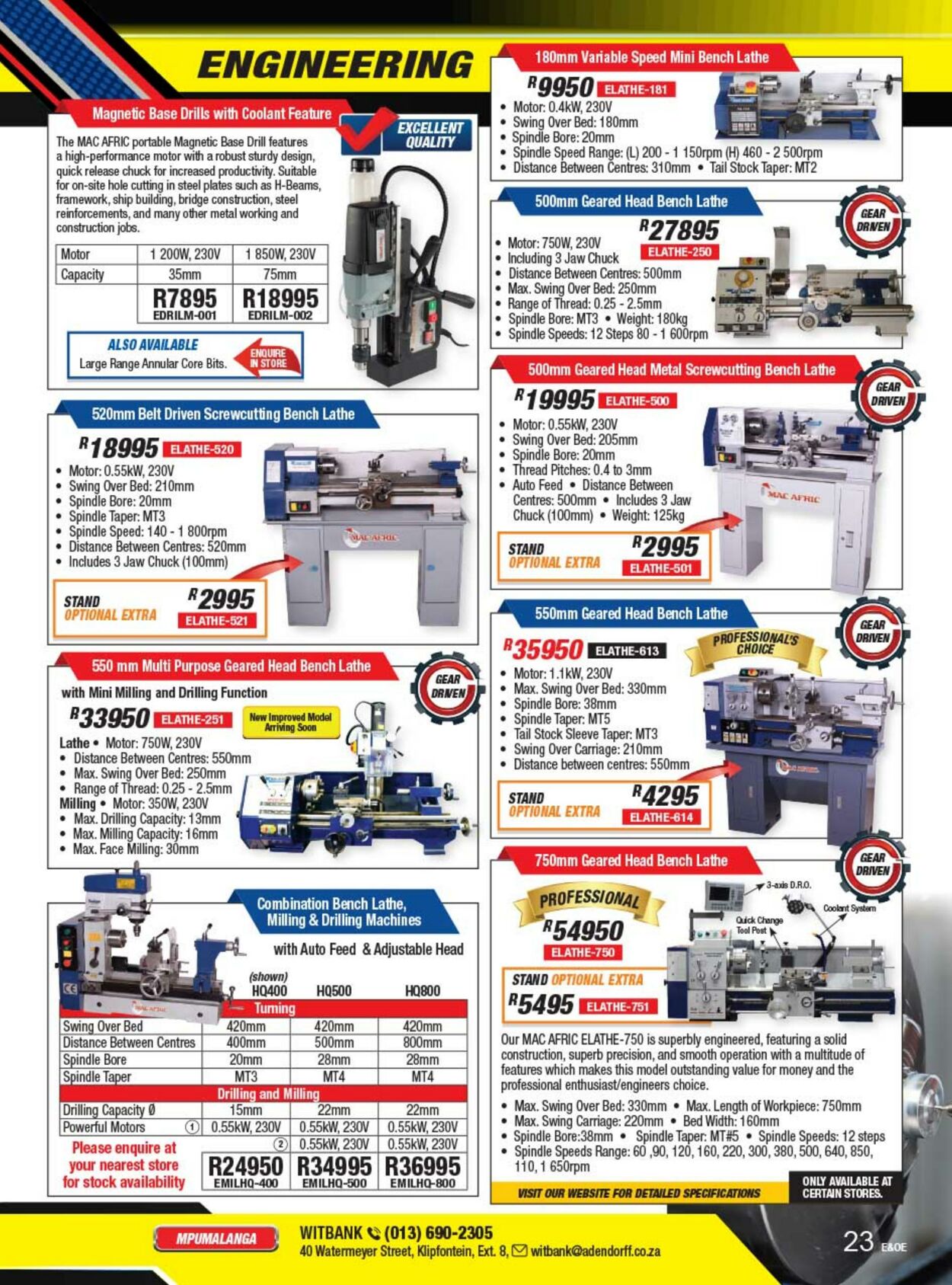 Special Adendorff Machinery Mart 01.03.2022 - 30.06.2022