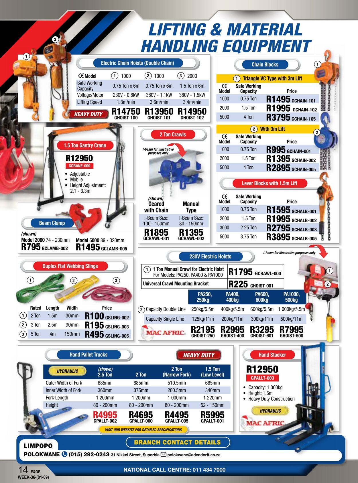 Special Adendorff Machinery Mart 01.09.2024 - 15.09.2024