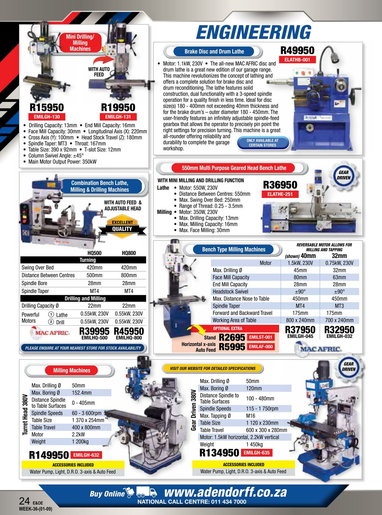 Special Adendorff Machinery Mart 01.09.2024 - 15.09.2024