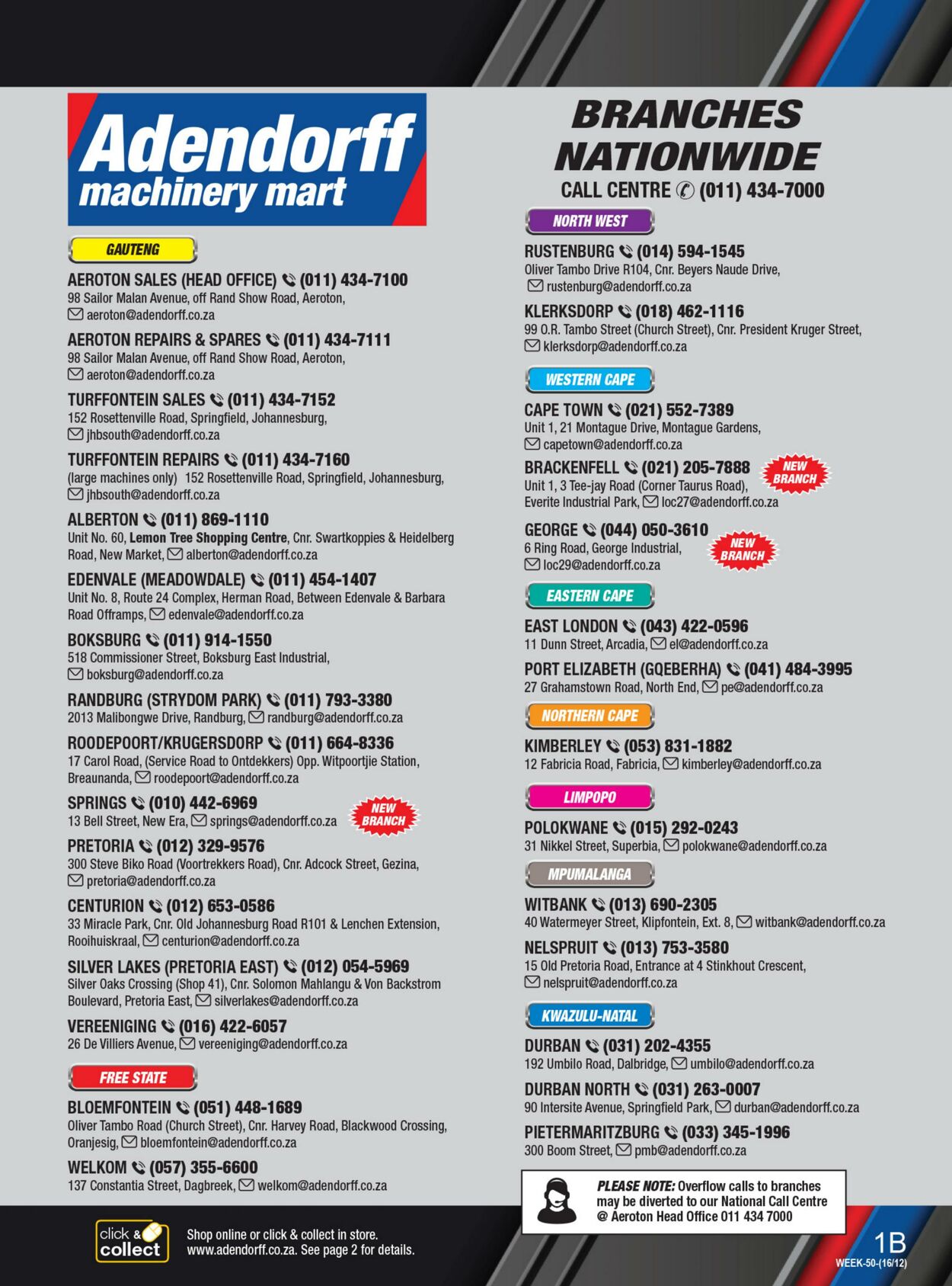Special Adendorff Machinery Mart 16.12.2022 - 31.01.2023
