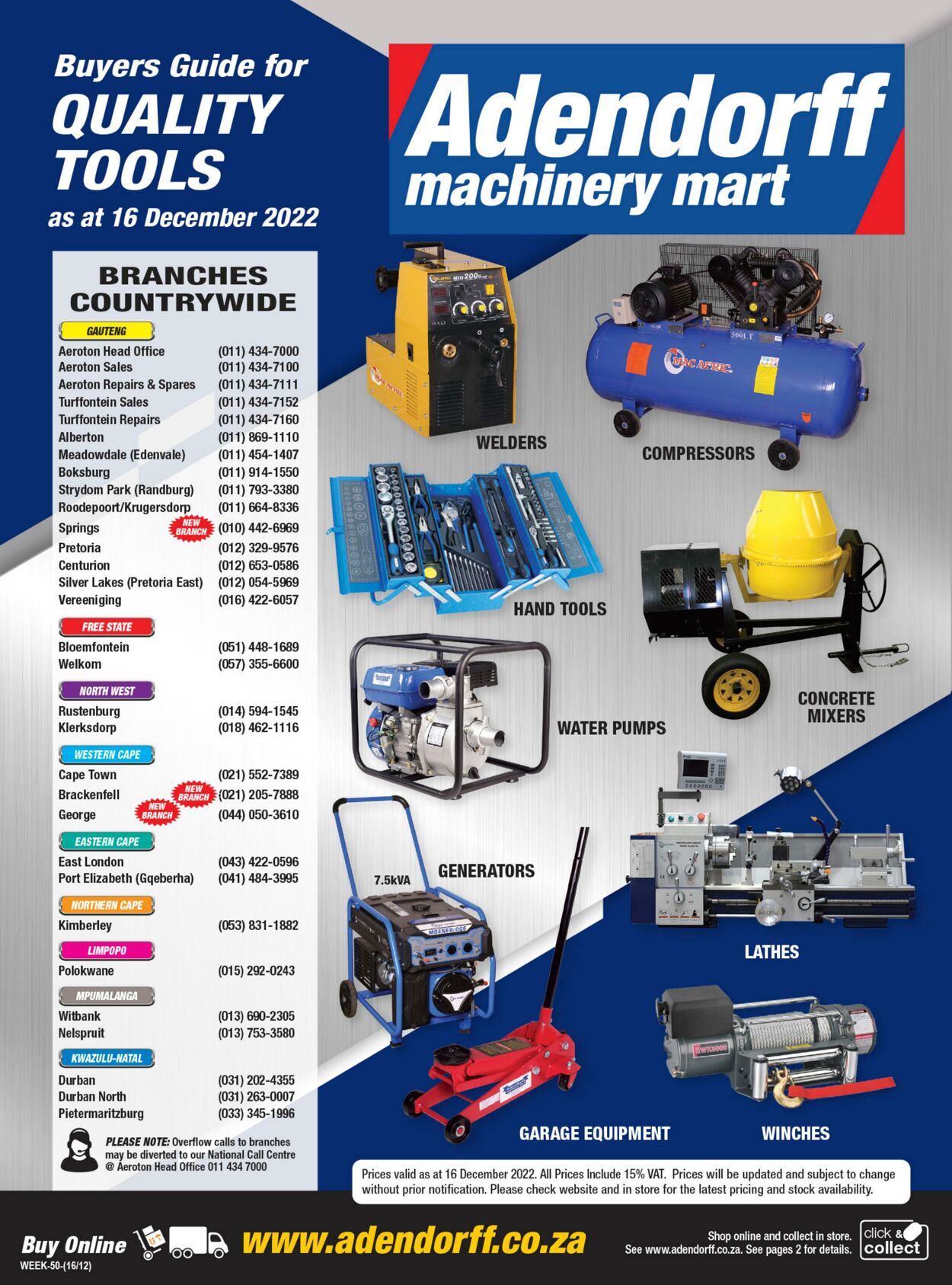 Special Adendorff Machinery Mart 16.12.2022 - 31.01.2023