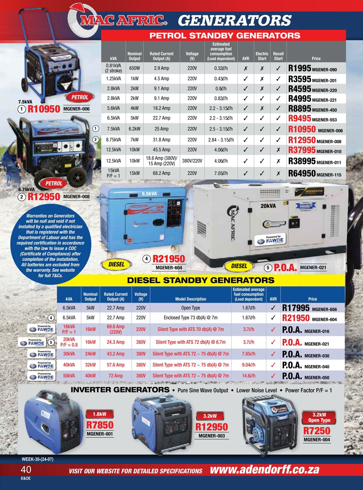 Special Adendorff Machinery Mart 24.07.2023 - 07.08.2023