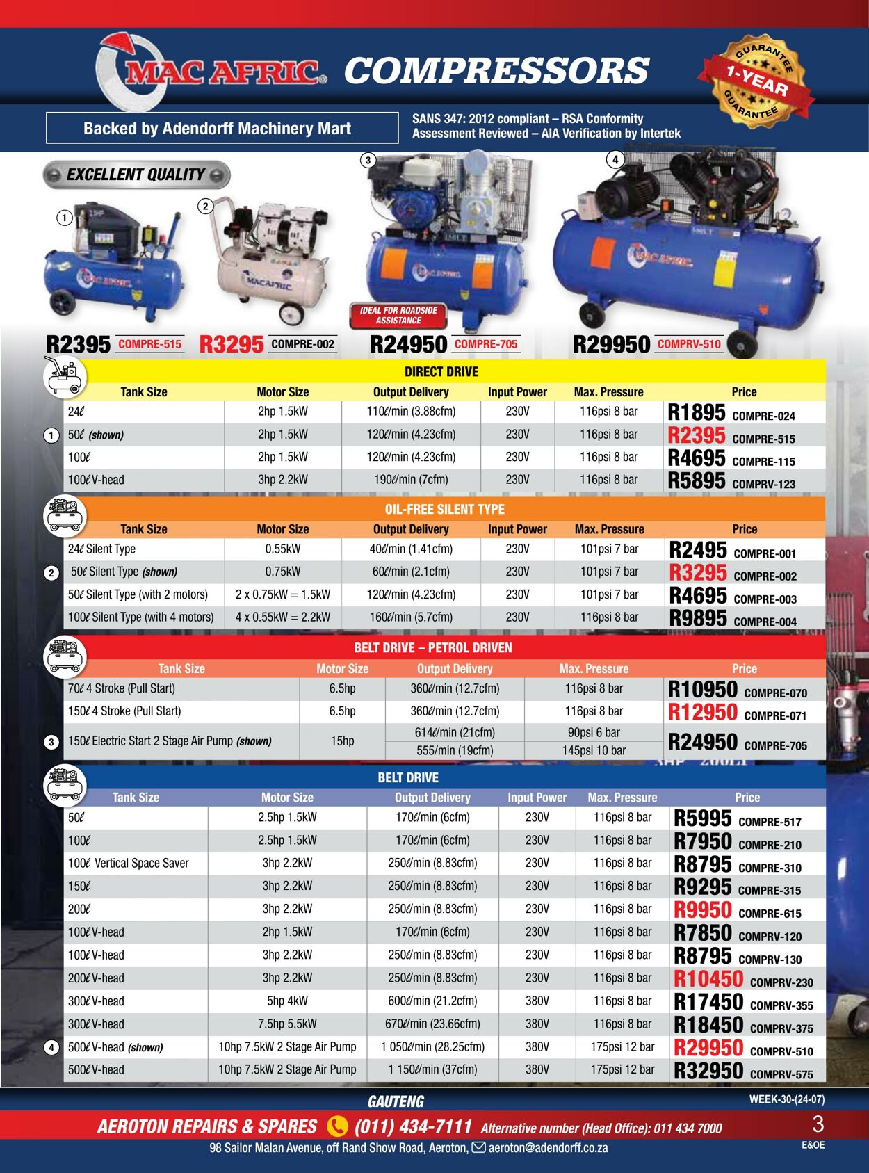 Special Adendorff Machinery Mart 24.07.2023 - 07.08.2023