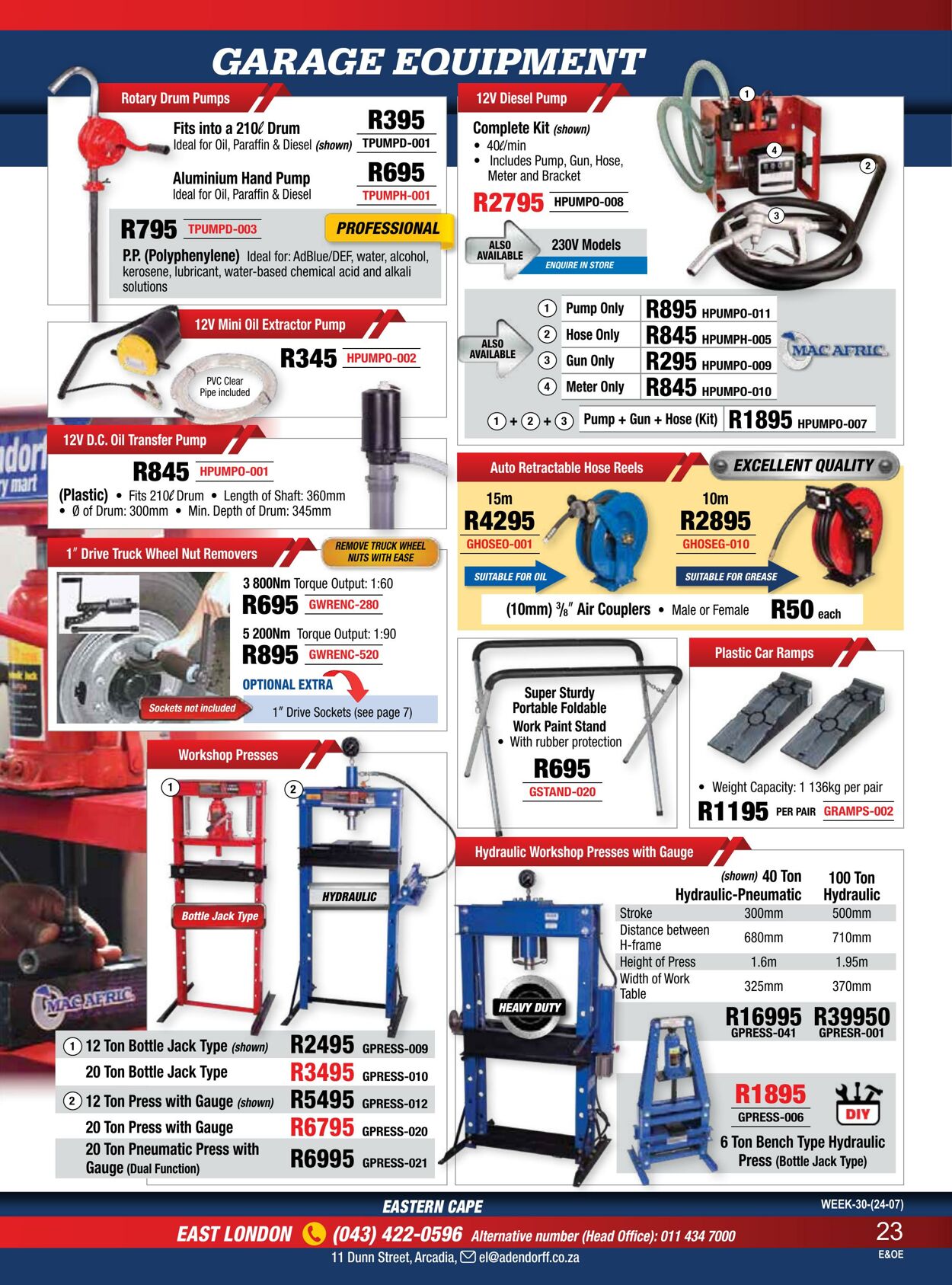 Special Adendorff Machinery Mart 24.07.2023 - 07.08.2023