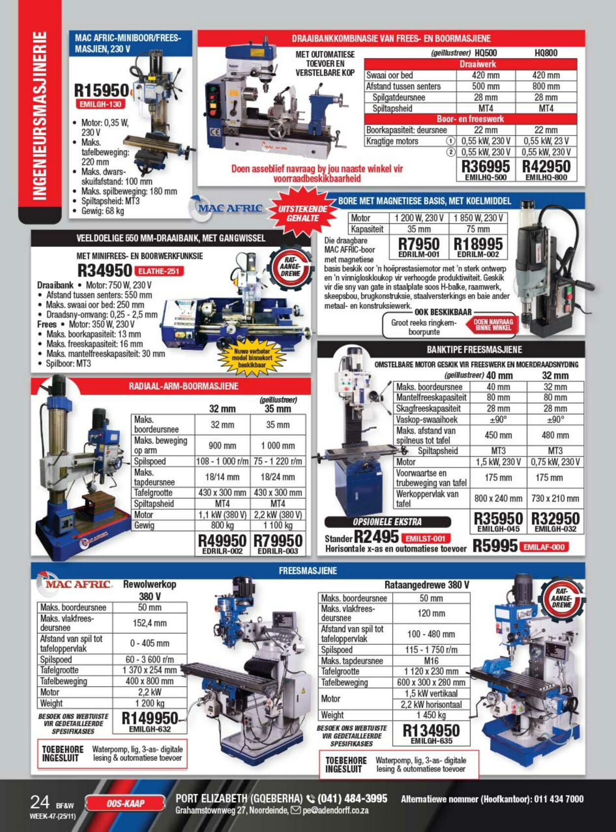 Special Adendorff Machinery Mart 14.10.2022 - 14.11.2022