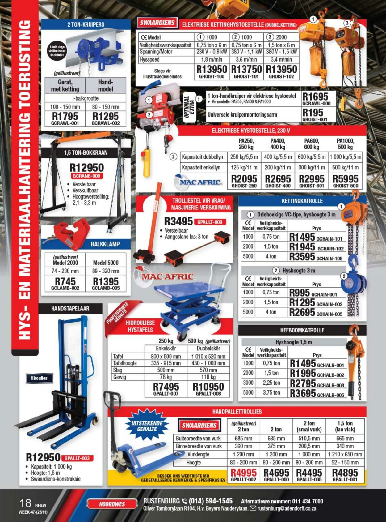 Special Adendorff Machinery Mart 14.10.2022 - 14.11.2022