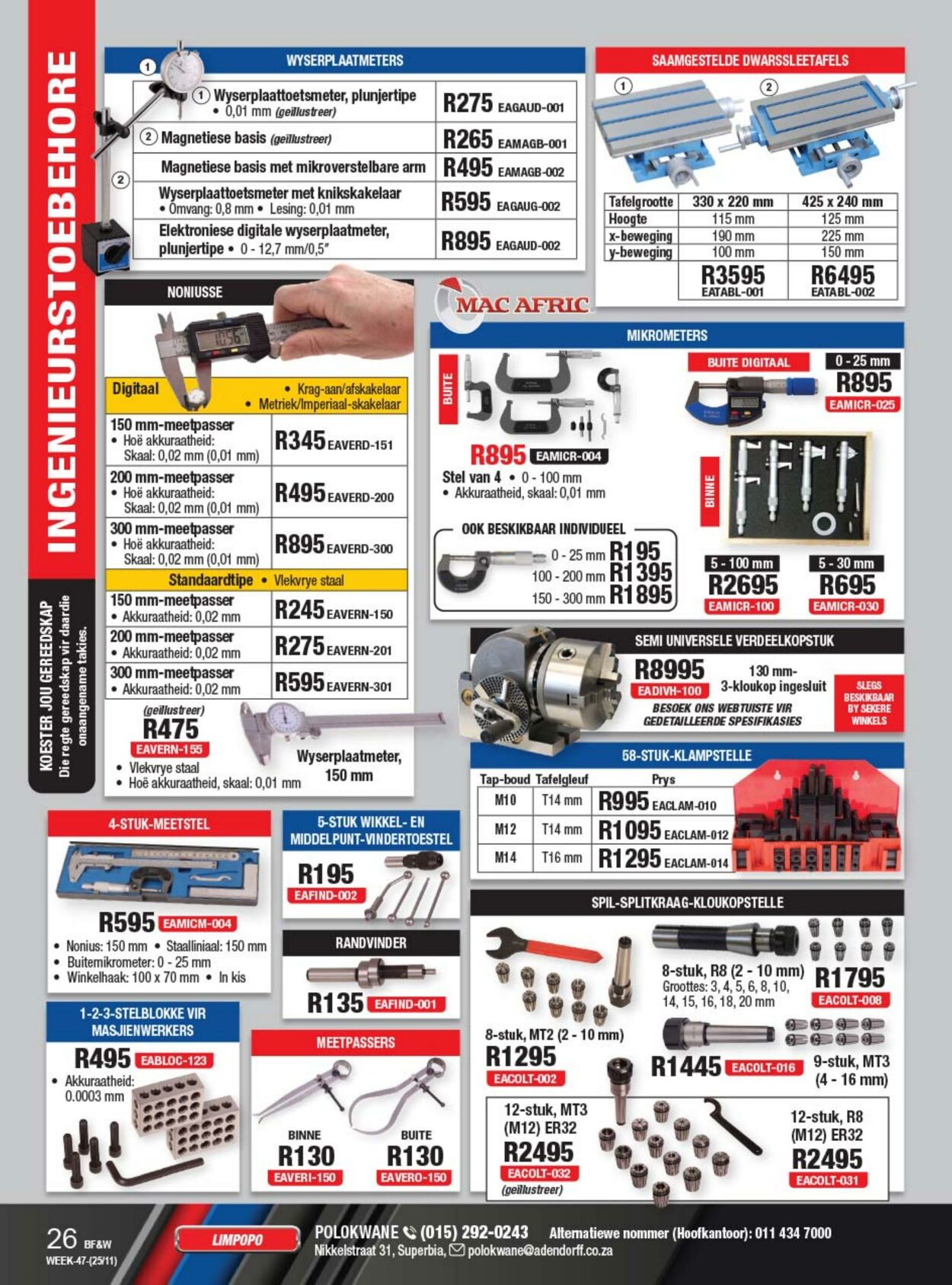 Special Adendorff Machinery Mart 14.10.2022 - 14.11.2022