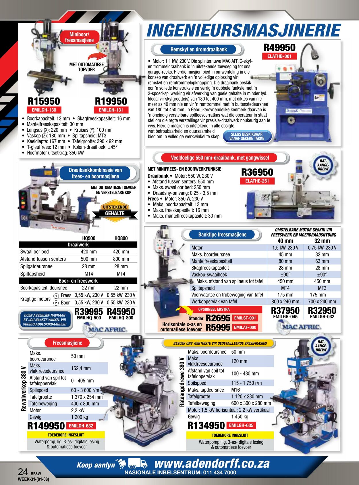 Special Adendorff Machinery Mart 01.08.2024 - 15.08.2024