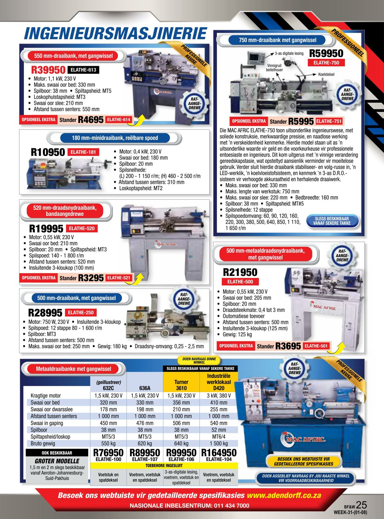 Special Adendorff Machinery Mart 01.08.2024 - 15.08.2024