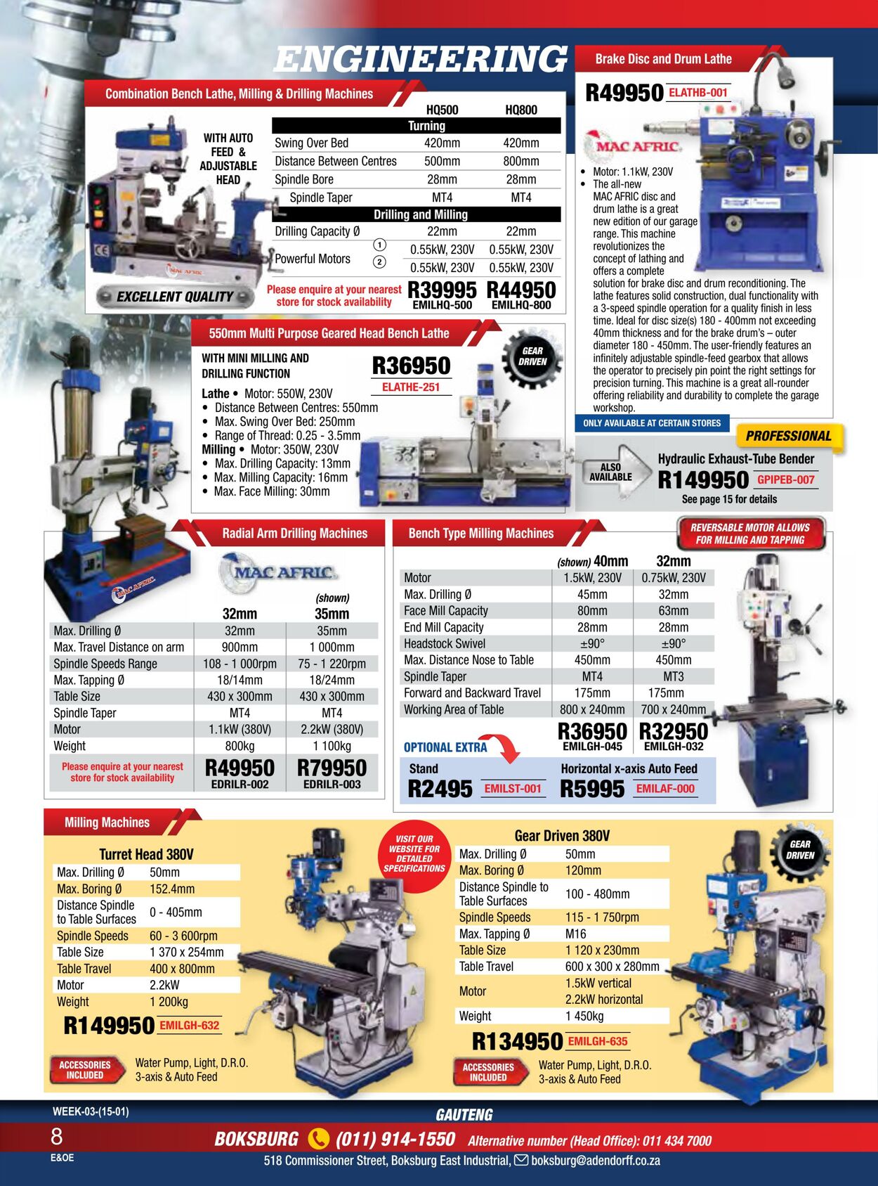 Special Adendorff Machinery Mart 15.01.2024 - 31.01.2024