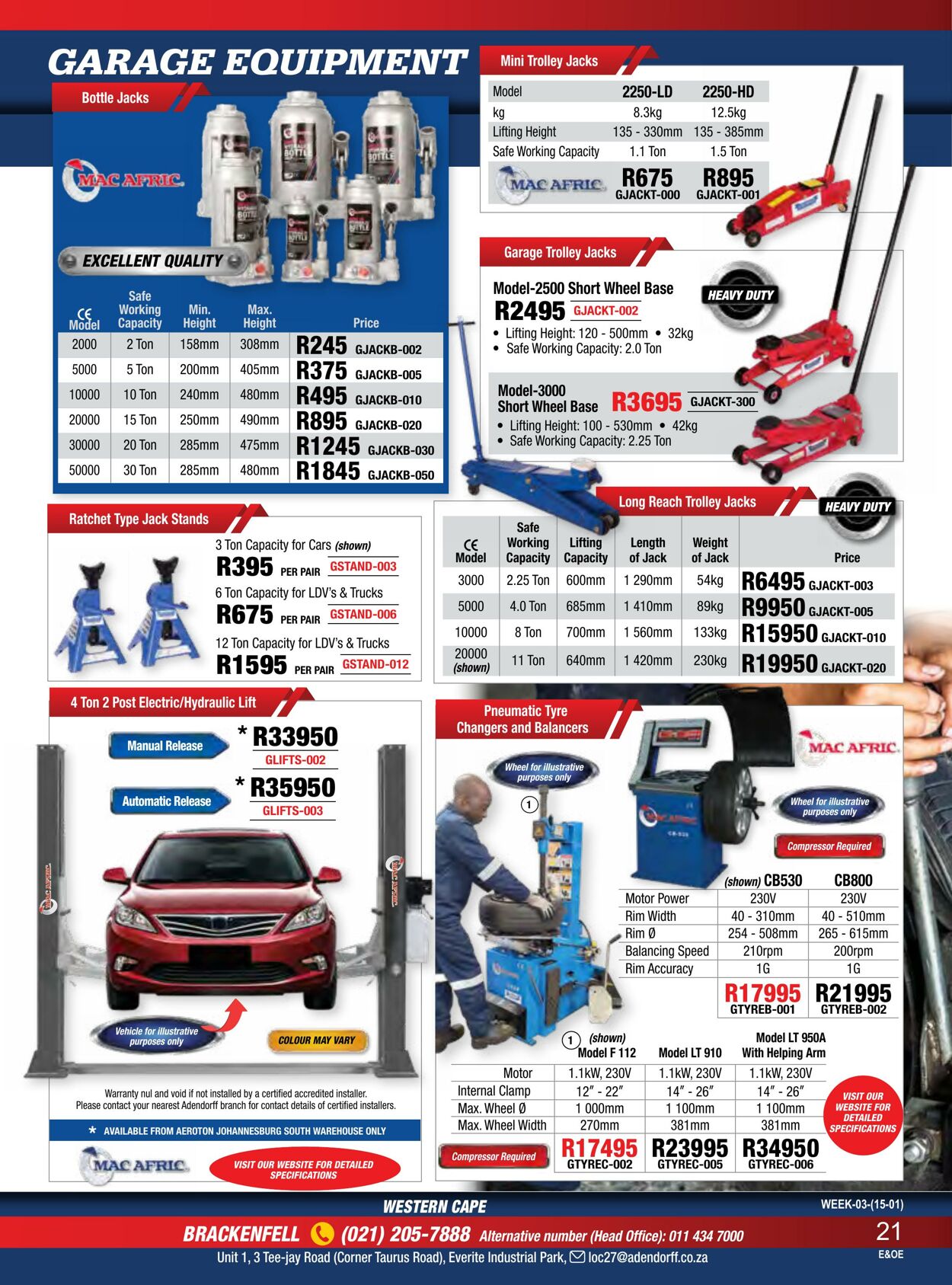 Special Adendorff Machinery Mart 15.01.2024 - 31.01.2024