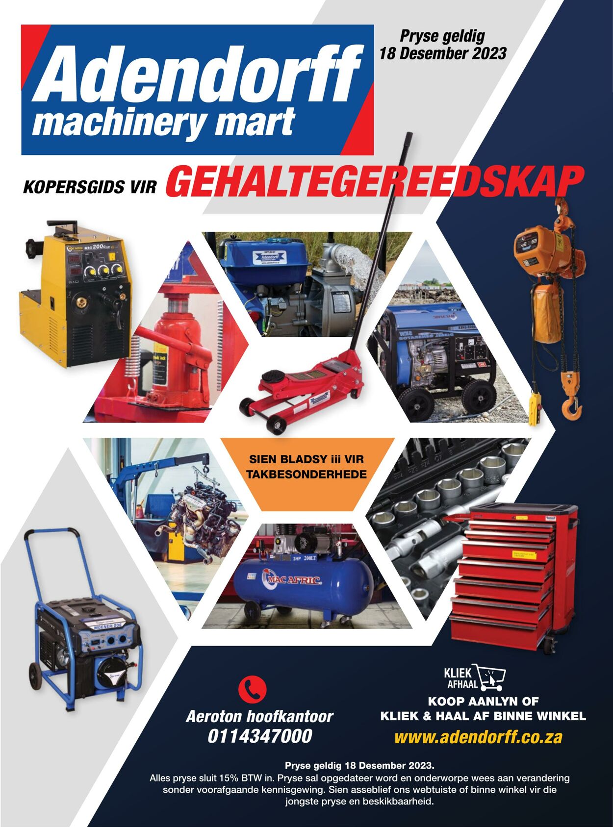 Special Adendorff Machinery Mart 18.12.2023 - 18.01.2024