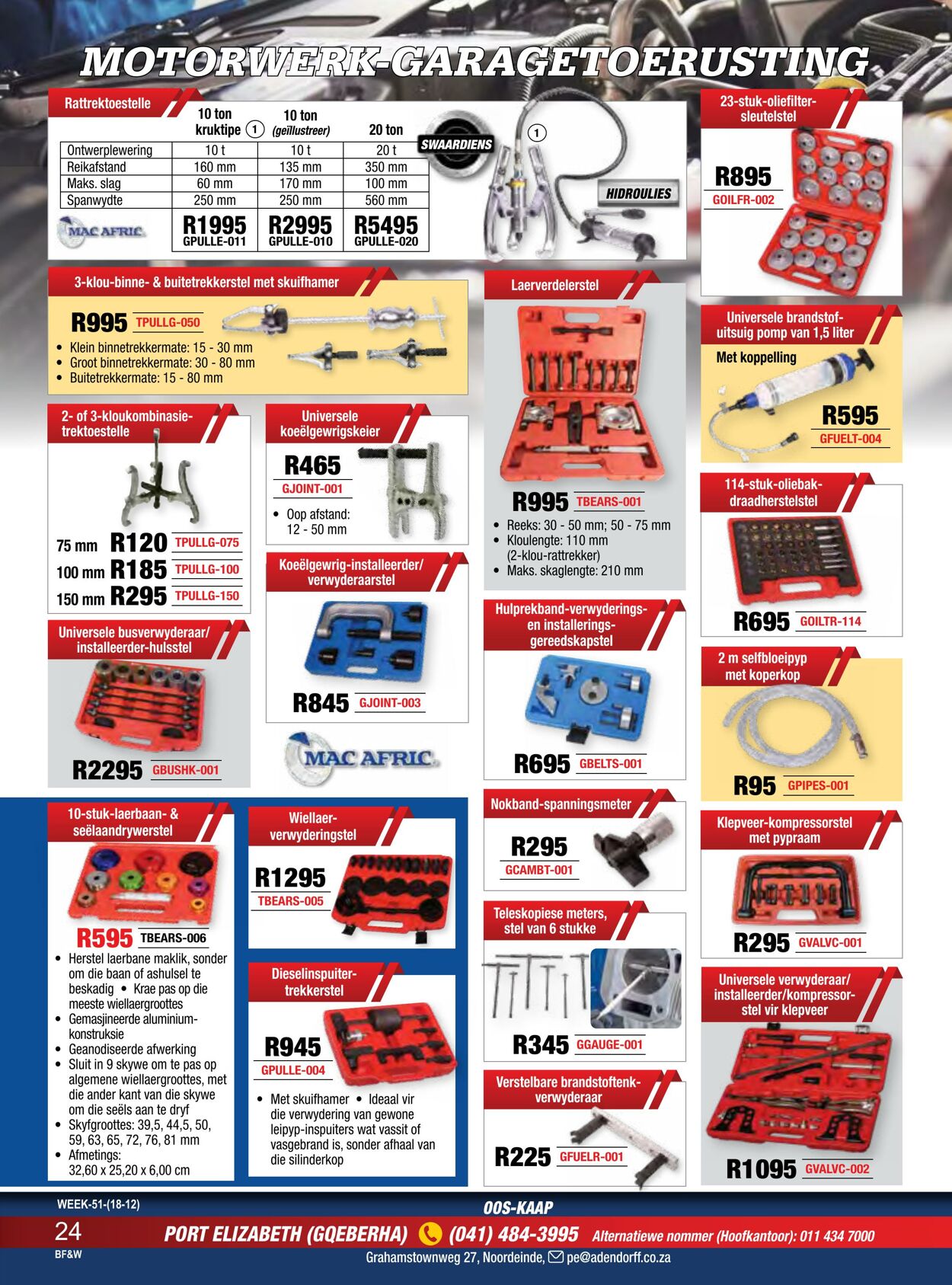 Special Adendorff Machinery Mart 18.12.2023 - 18.01.2024