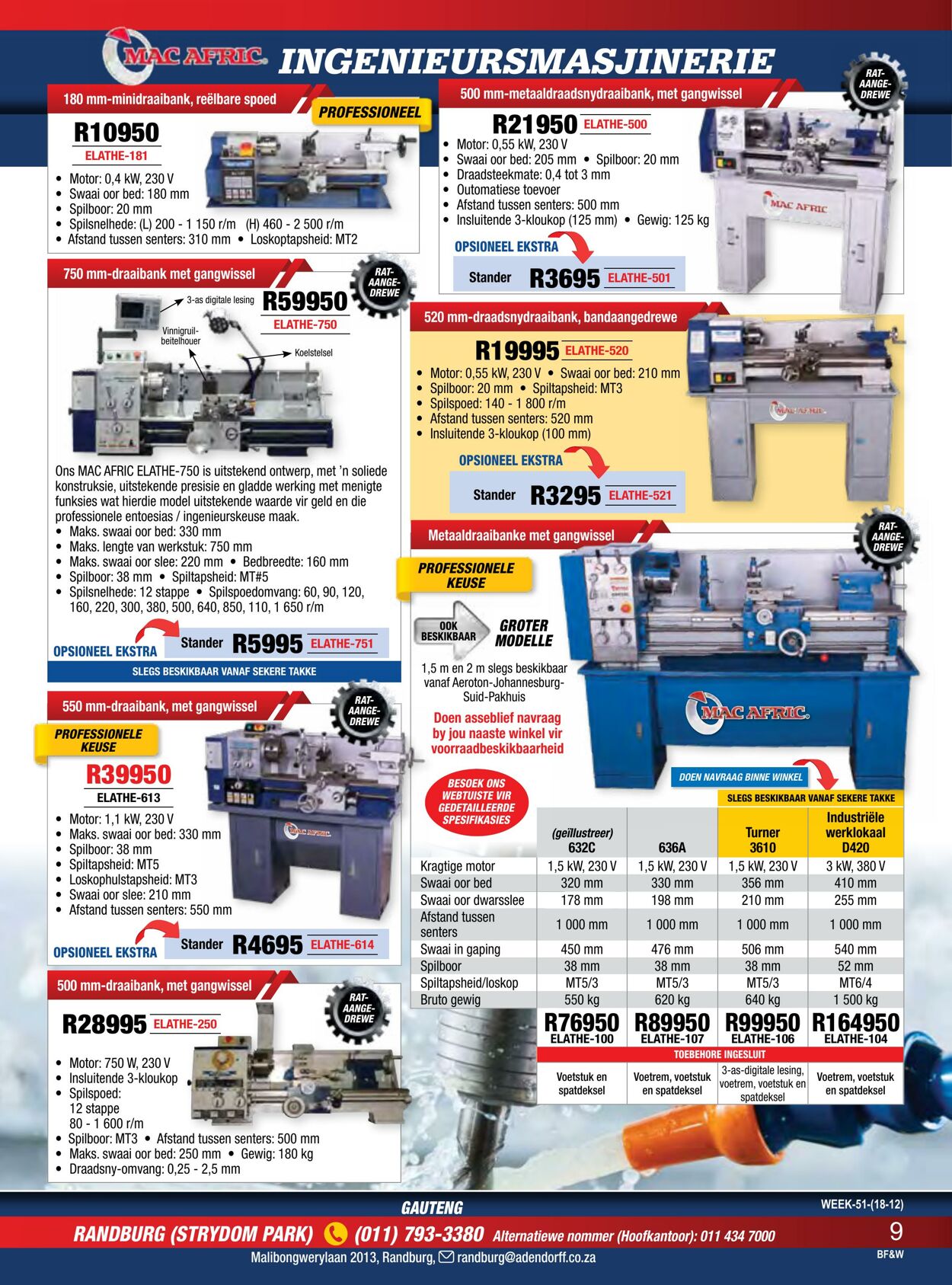 Special Adendorff Machinery Mart 18.12.2023 - 18.01.2024
