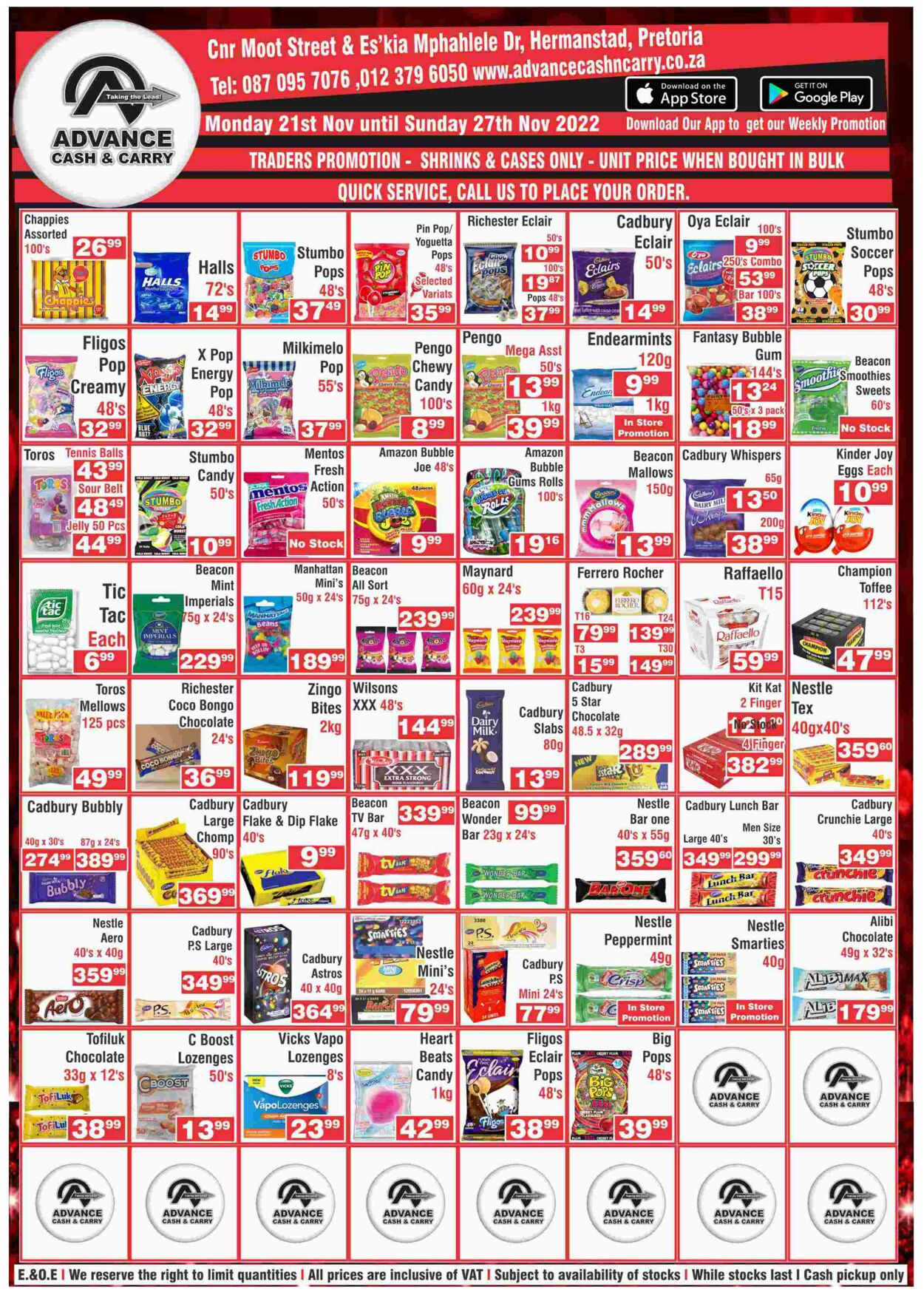 Special Advance Cash&Carry 21.11.2022 - 27.11.2022