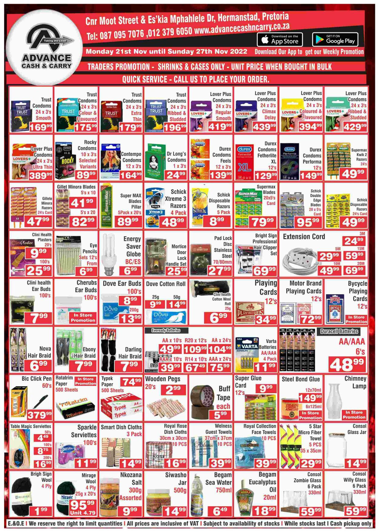 Special Advance Cash&Carry 21.11.2022 - 27.11.2022