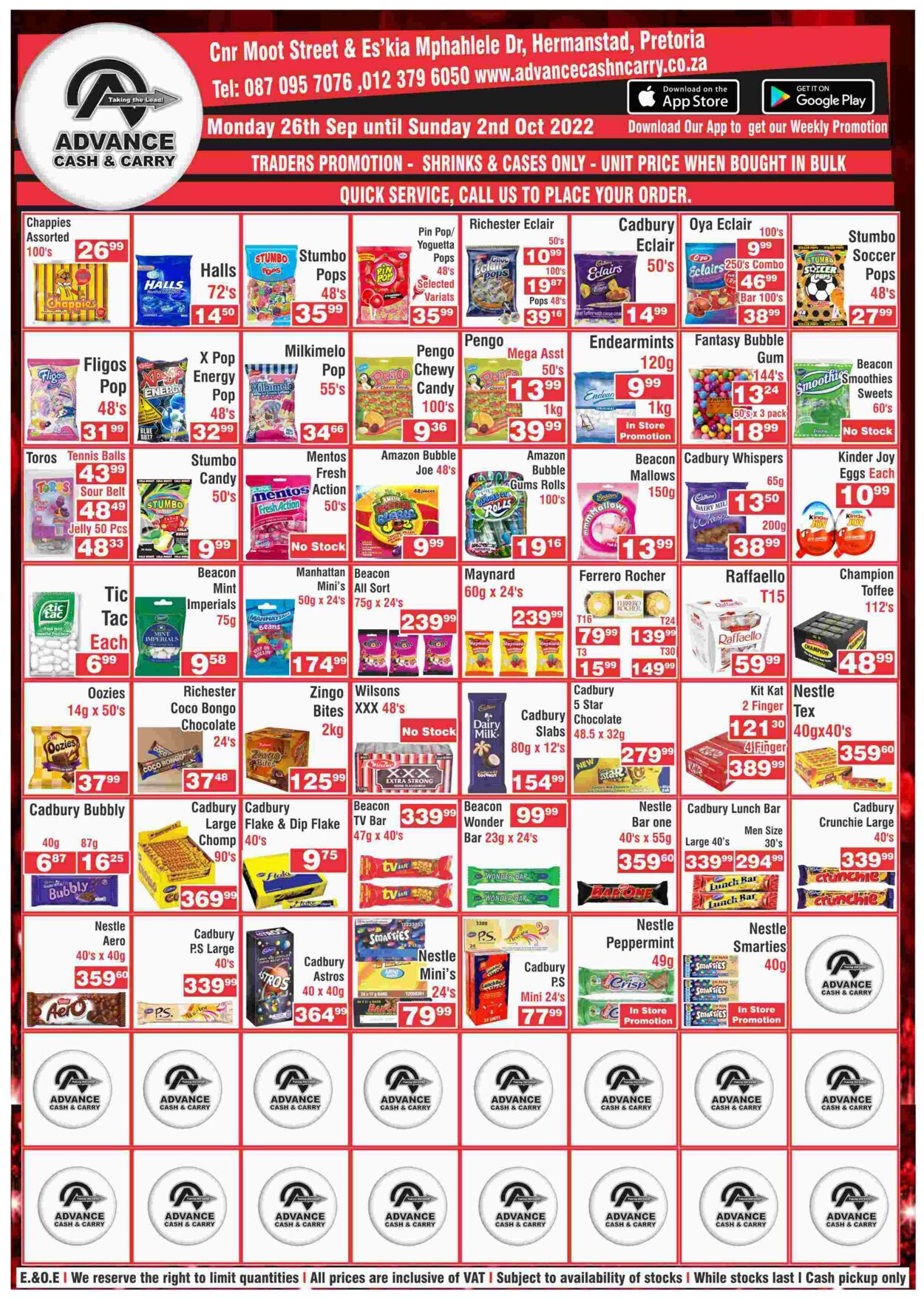 Special Advance Cash&Carry 26.09.2022 - 02.10.2022