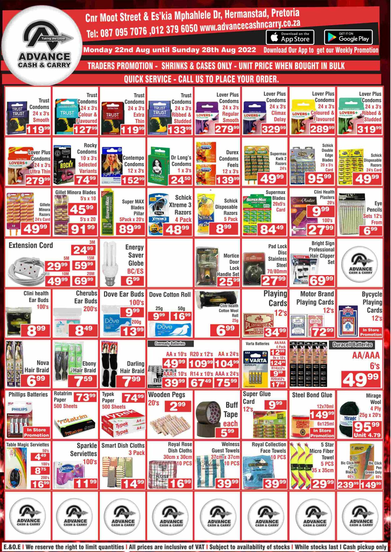 Special Advance Cash&Carry 22.08.2022 - 28.08.2022