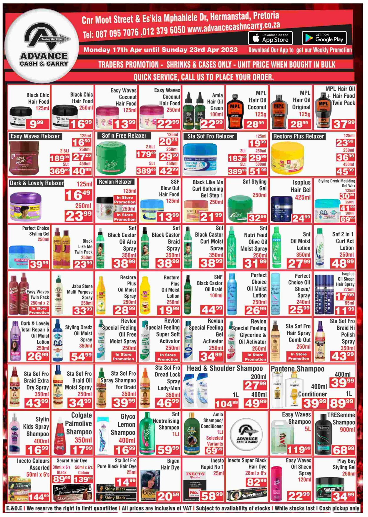 Special Advance Cash&Carry 17.04.2023 - 23.04.2023