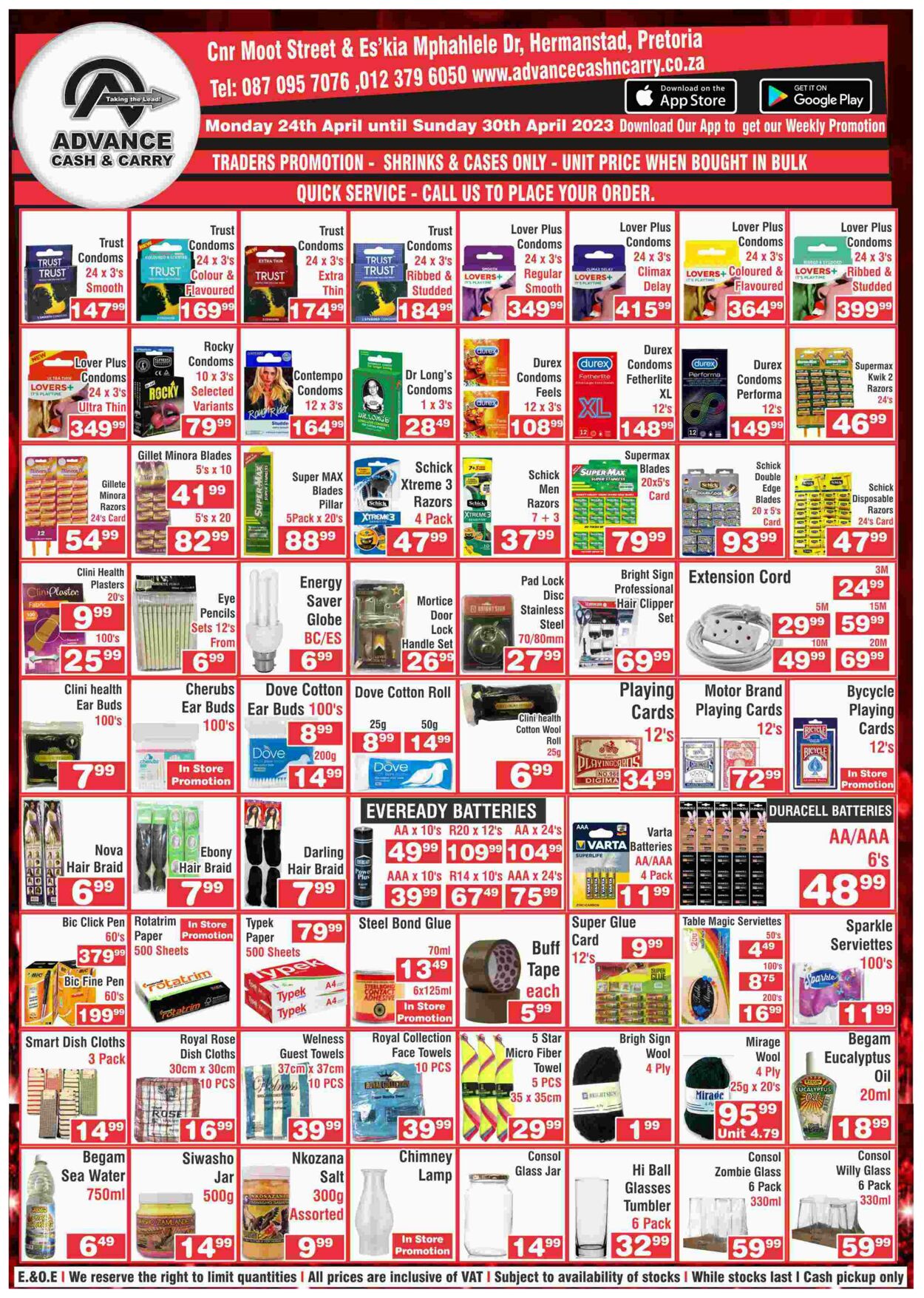 Special Advance Cash&Carry 24.04.2023 - 30.04.2023