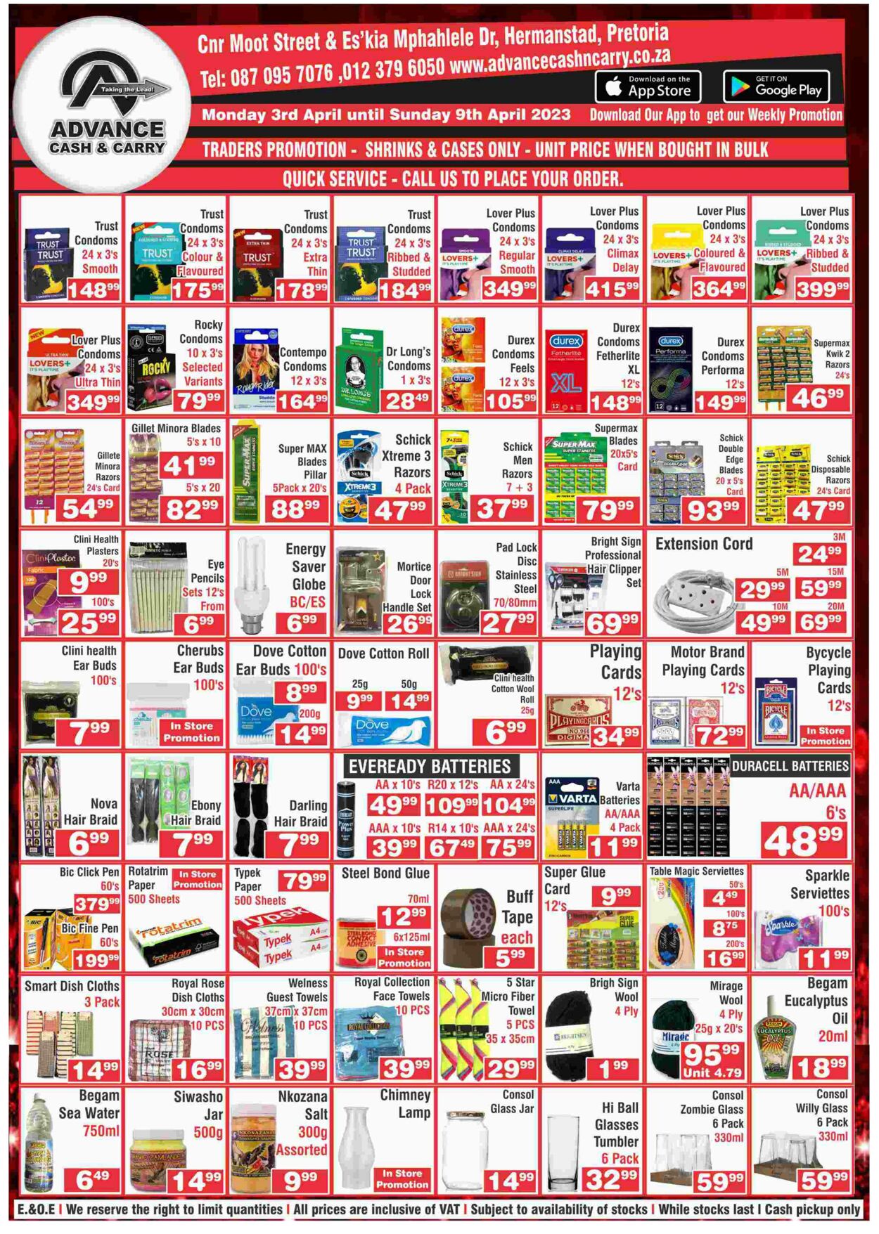 Special Advance Cash&Carry 03.04.2023 - 09.04.2023