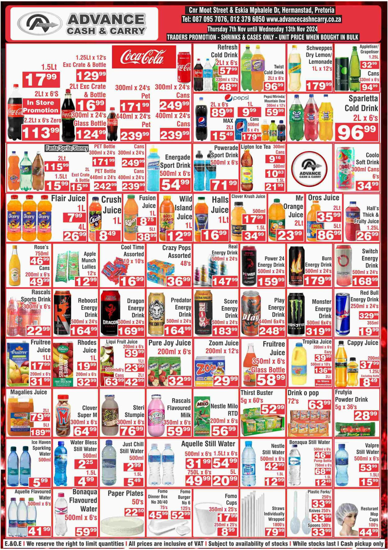 Special Advance Cash&Carry 07.11.2024 - 13.11.2024