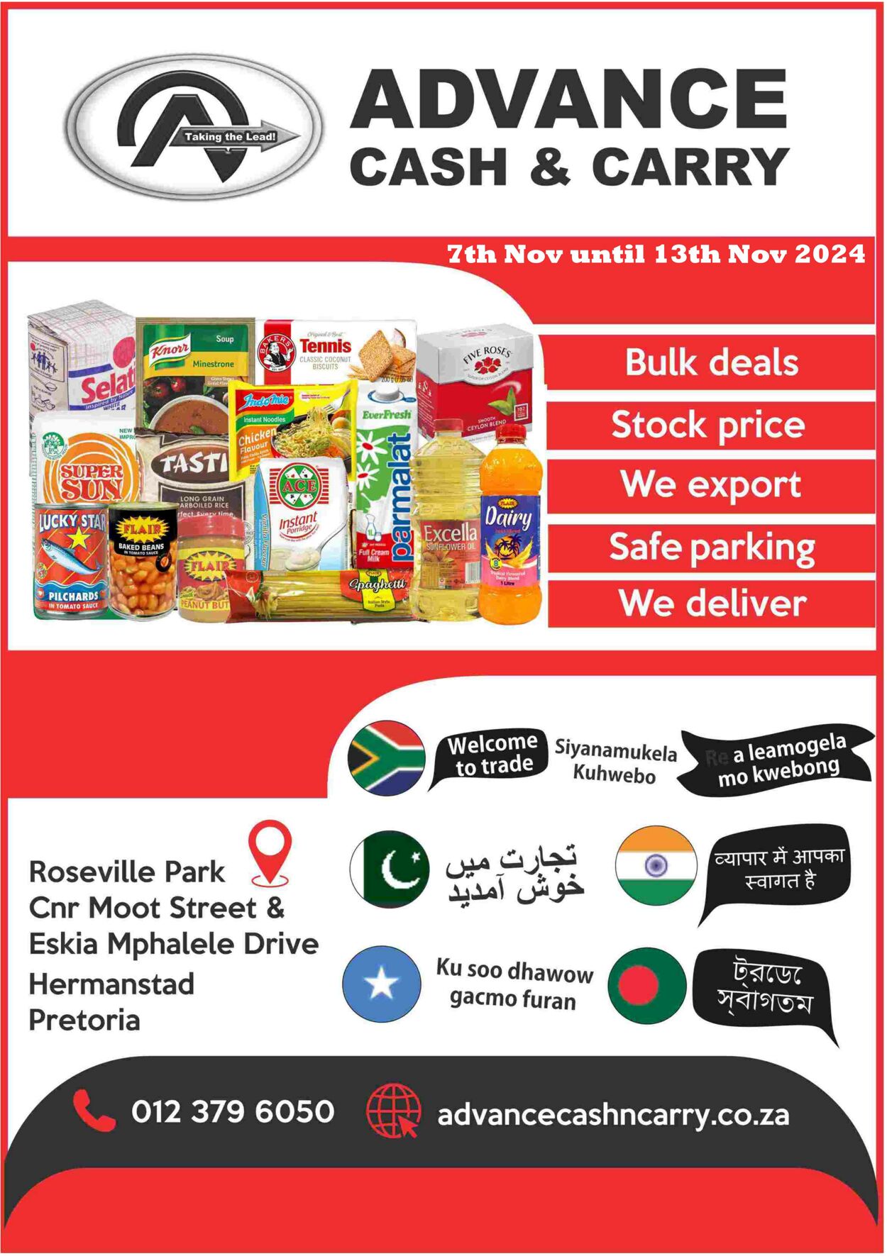 Special Advance Cash&Carry 07.11.2024 - 13.11.2024