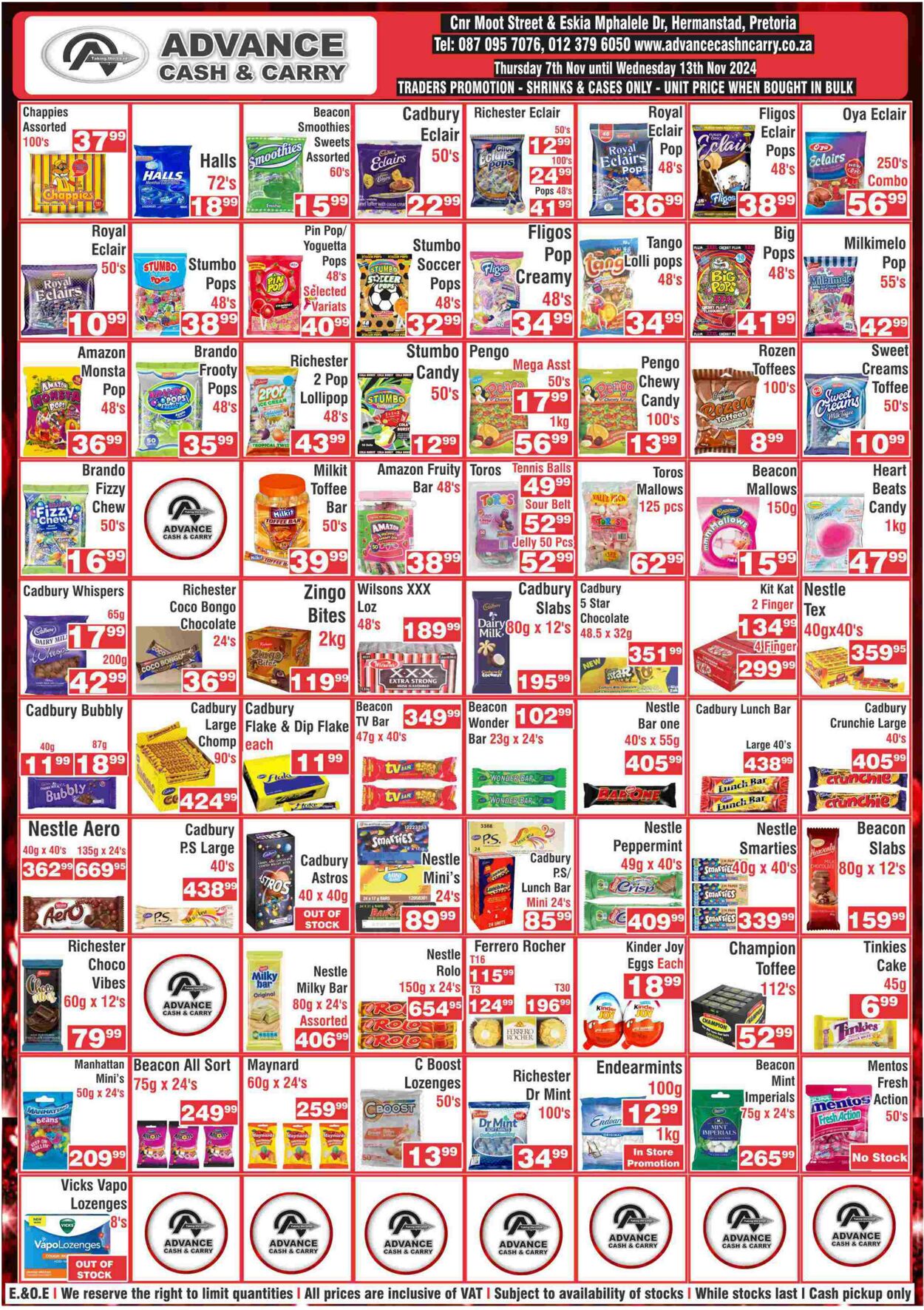 Special Advance Cash&Carry 07.11.2024 - 13.11.2024