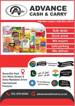 Special Advance Cash&Carry 06.11.2023 - 12.11.2023