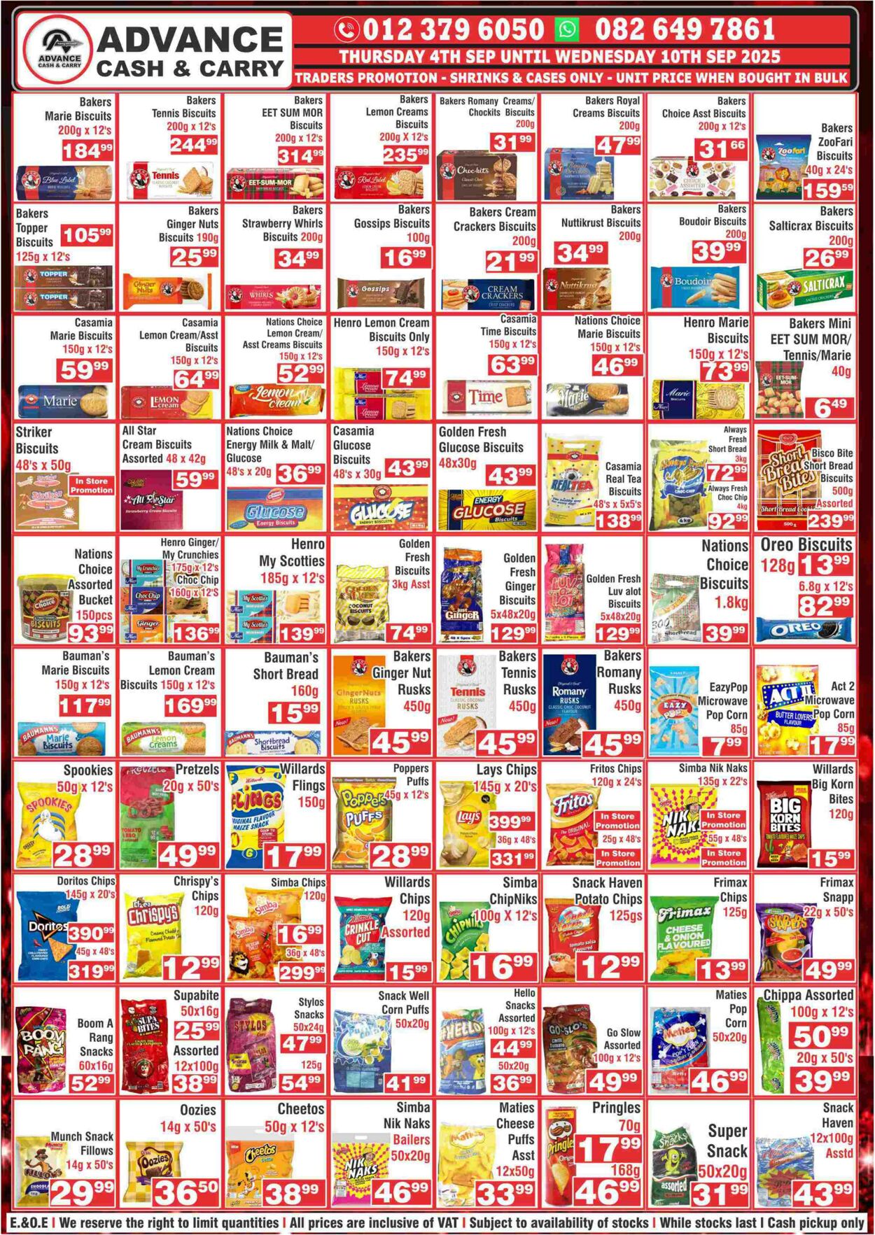 Special Advance Cash&Carry 08.09.2025 - 14.09.2025