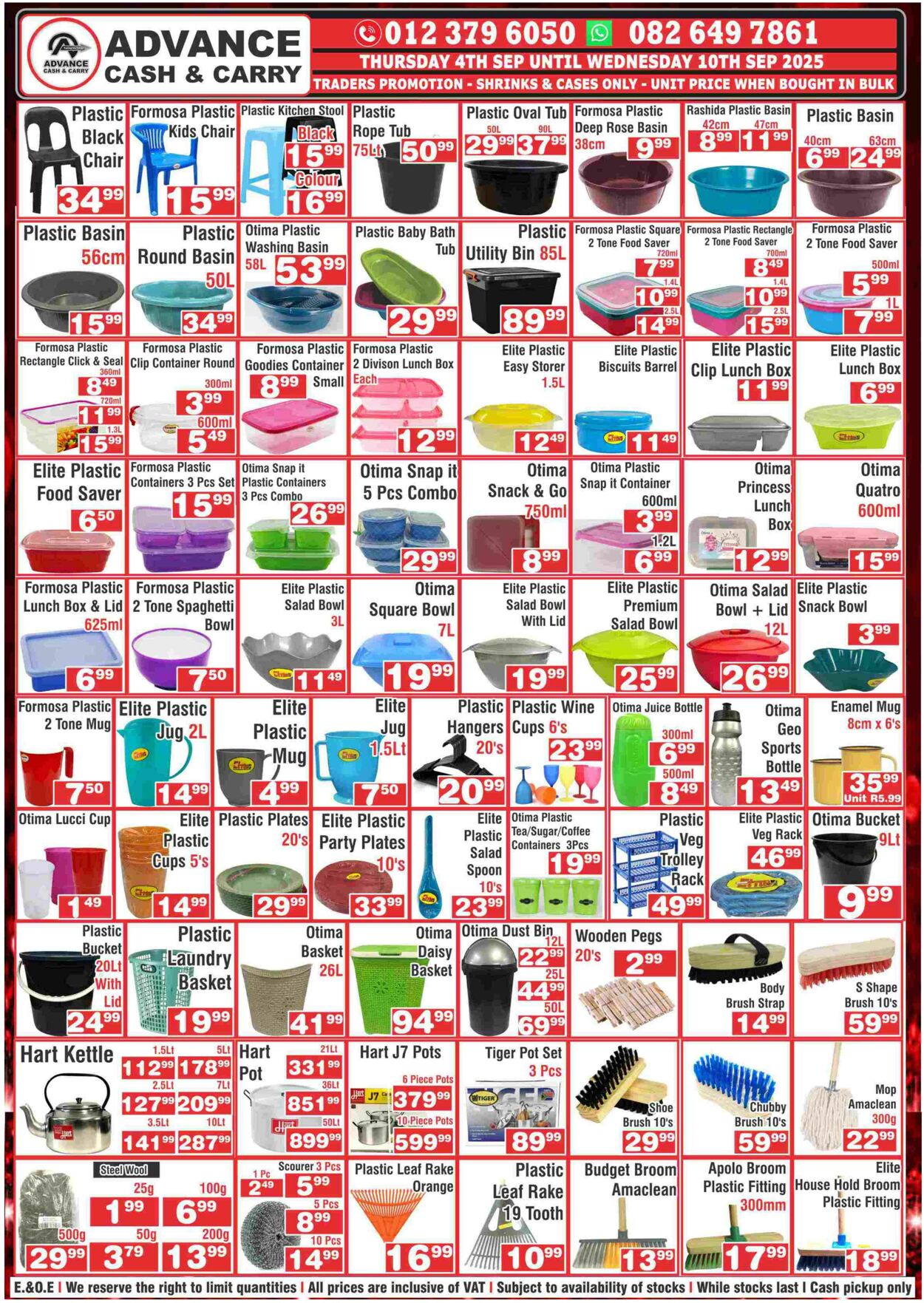 Special Advance Cash&Carry 08.09.2025 - 14.09.2025