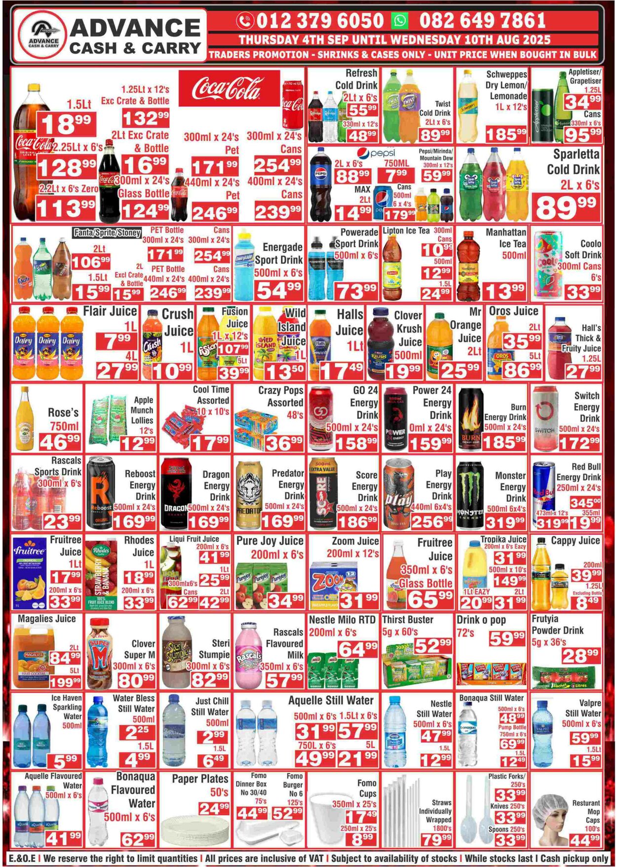 Special Advance Cash&Carry 08.09.2025 - 14.09.2025