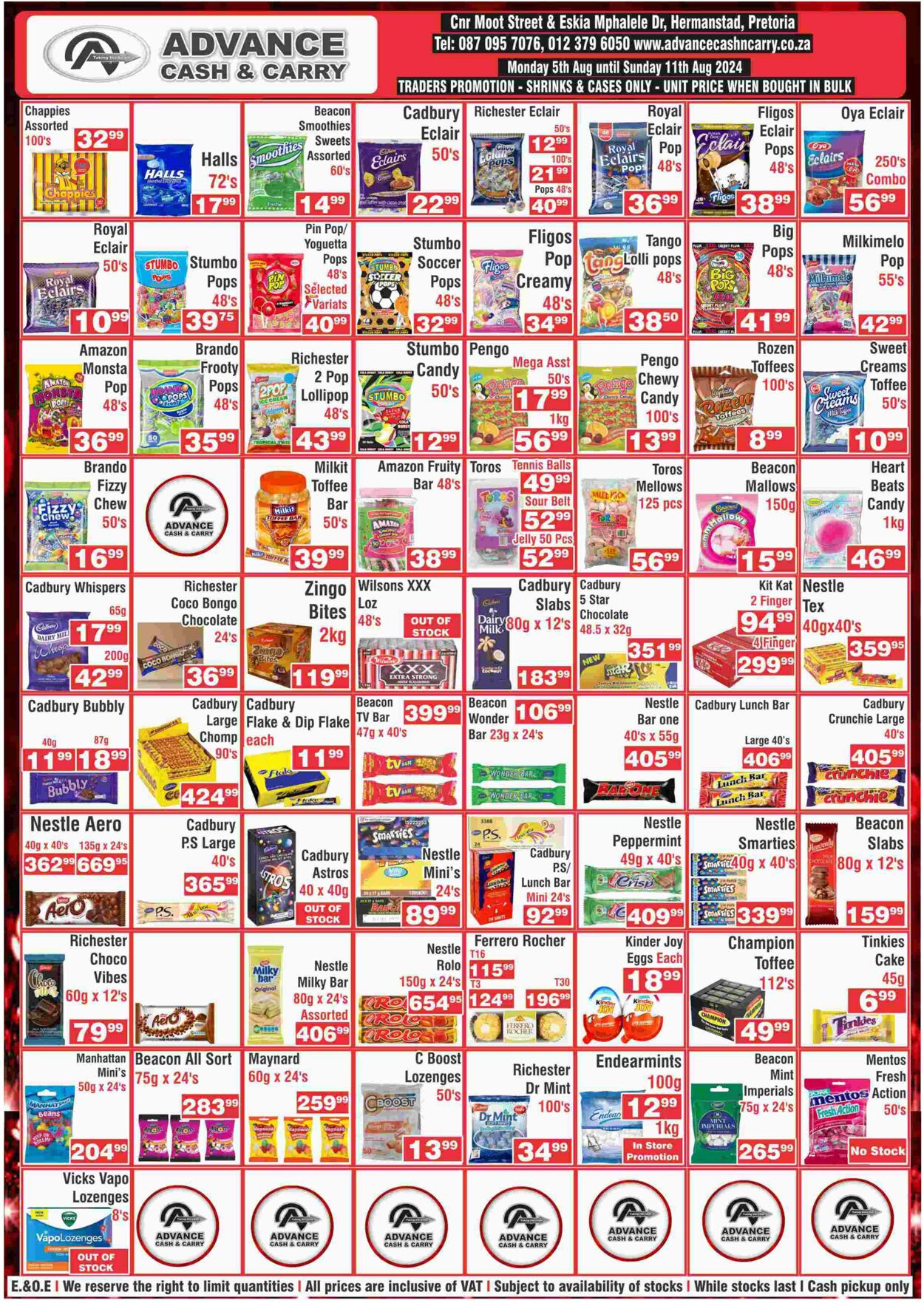 Special Advance Cash&Carry 05.08.2024 - 11.08.2024