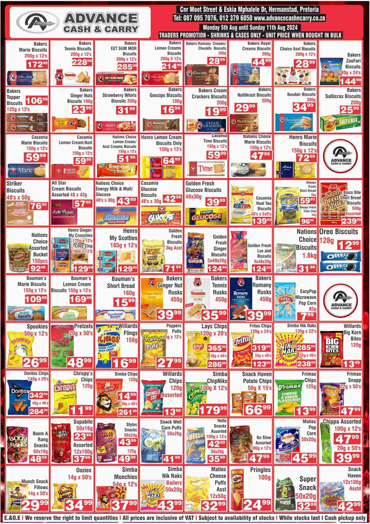 Special Advance Cash&Carry 05.08.2024 - 11.08.2024