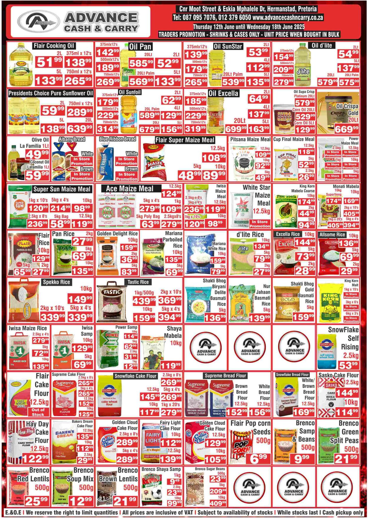Special Advance Cash&Carry 12.06.2025 - 18.06.2025