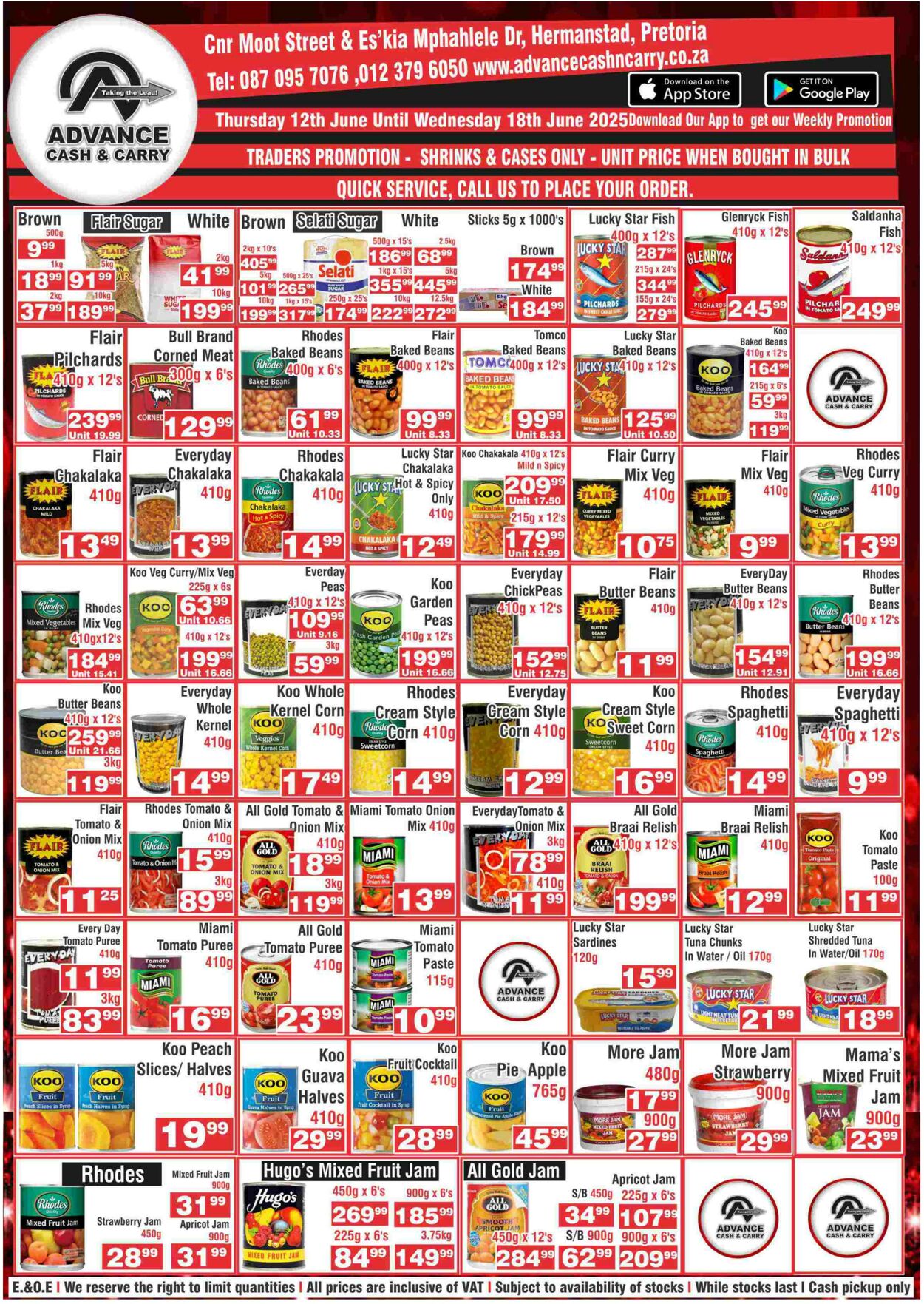 Special Advance Cash&Carry 12.06.2025 - 18.06.2025