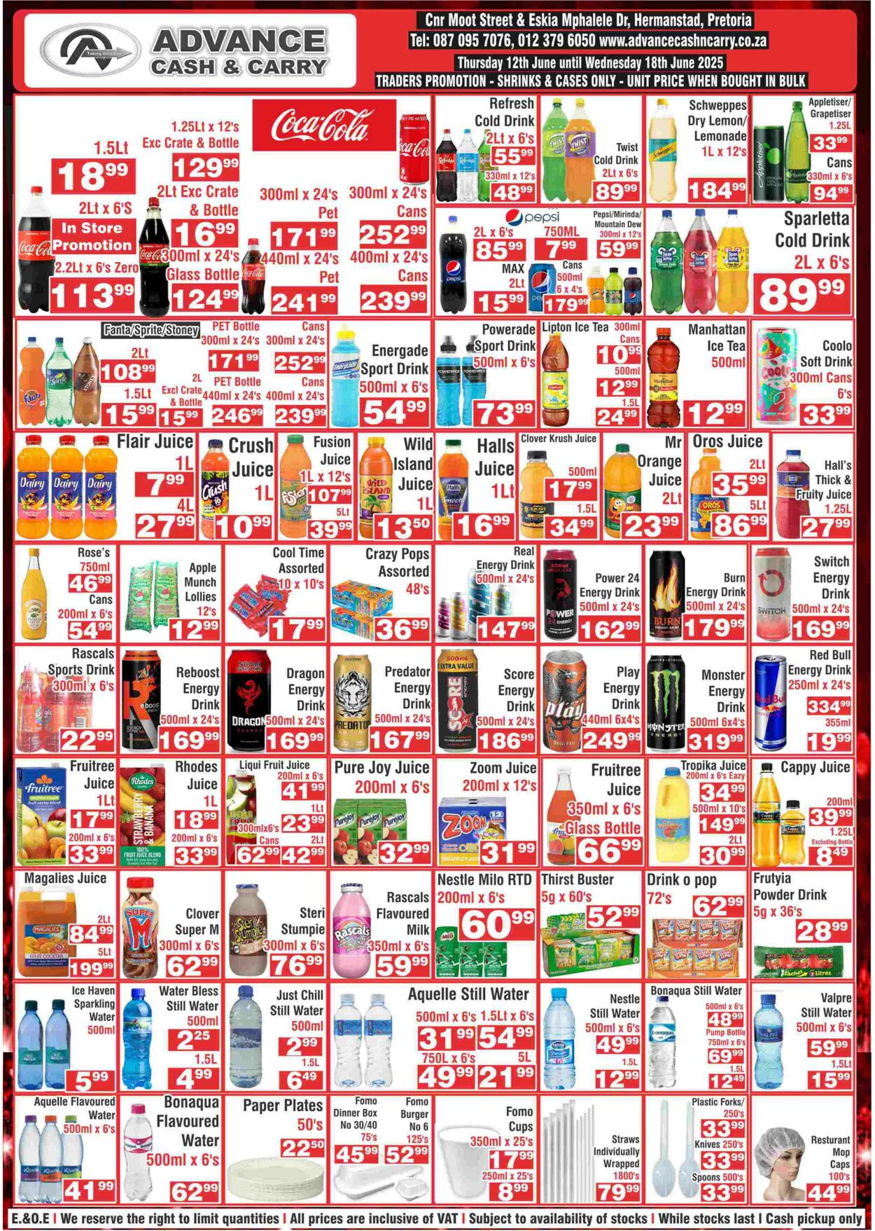 Special Advance Cash&Carry 12.06.2025 - 18.06.2025