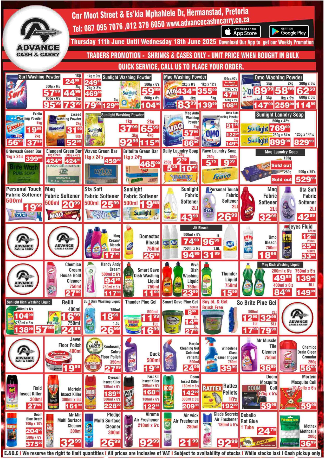 Special Advance Cash&Carry 12.06.2025 - 18.06.2025