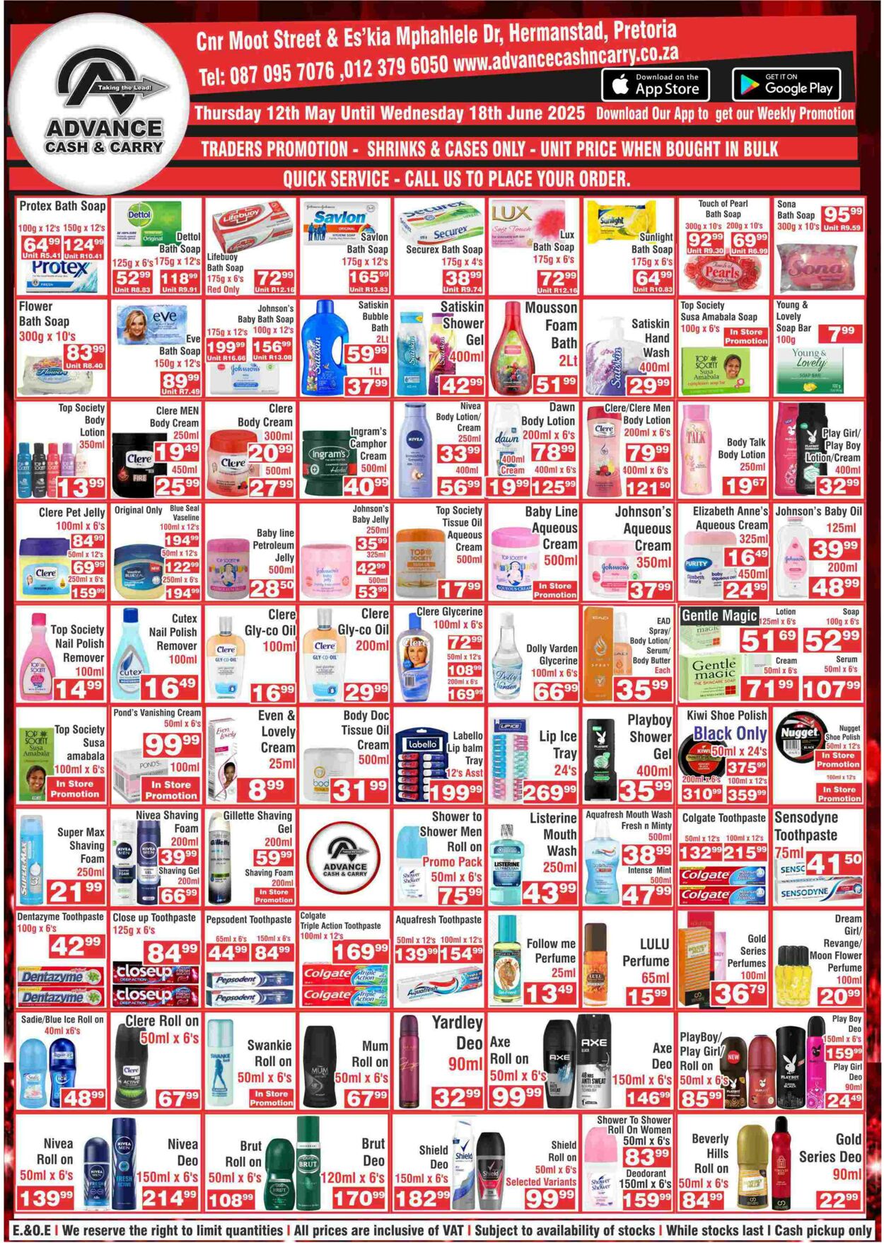 Special Advance Cash&Carry 12.06.2025 - 18.06.2025