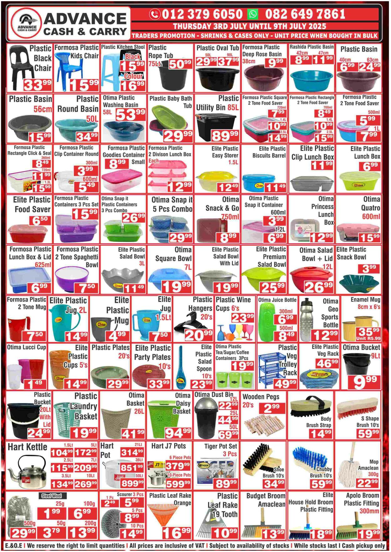 Special Advance Cash&Carry 03.07.2025 - 09.07.2025