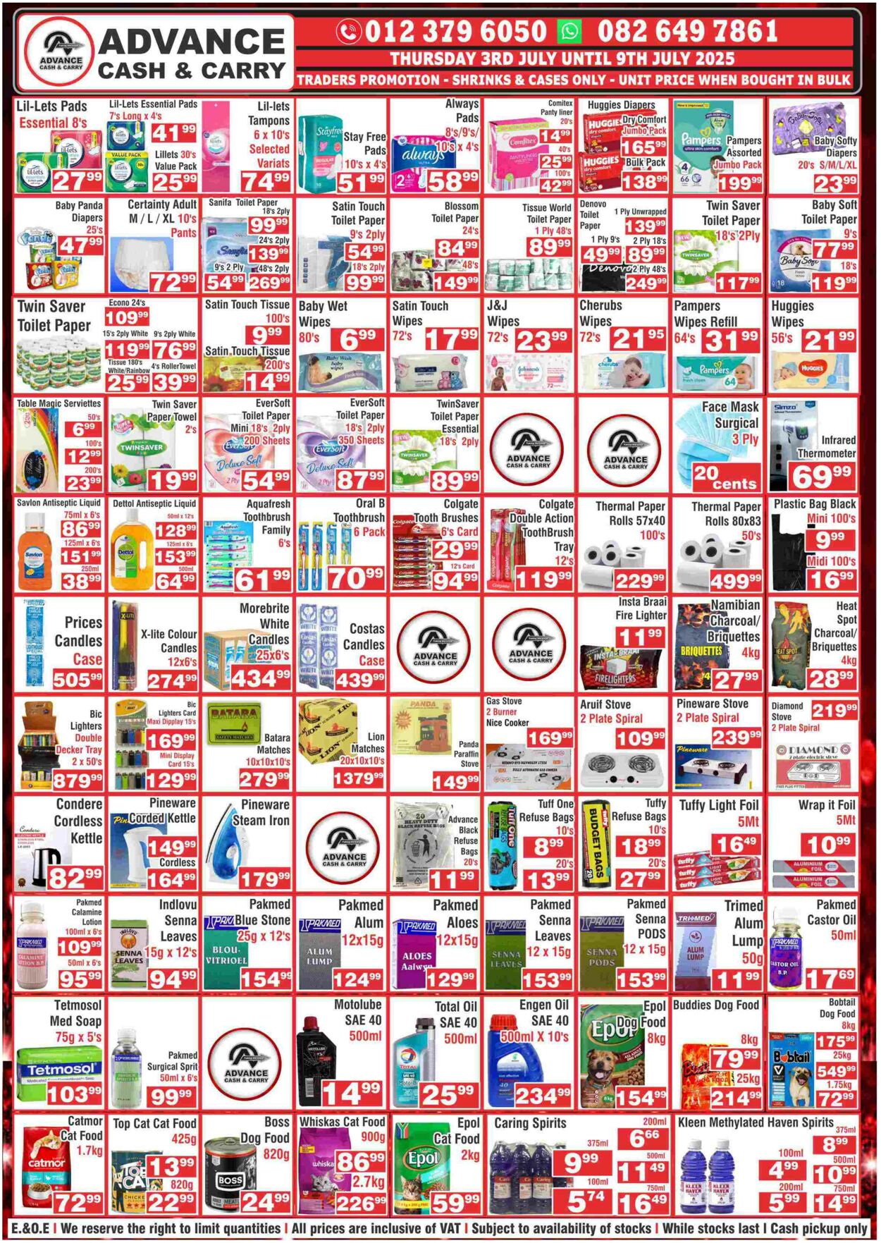 Special Advance Cash&Carry 03.07.2025 - 09.07.2025